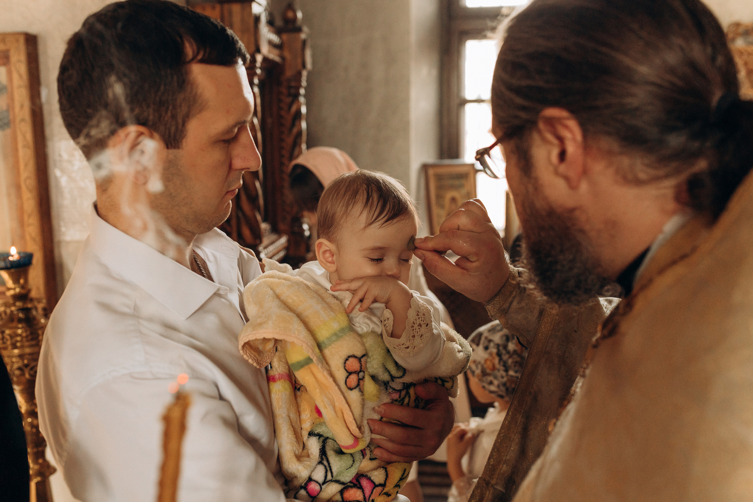 Крещение Софьи.Русиново. Семейный фотограф в Обнинске