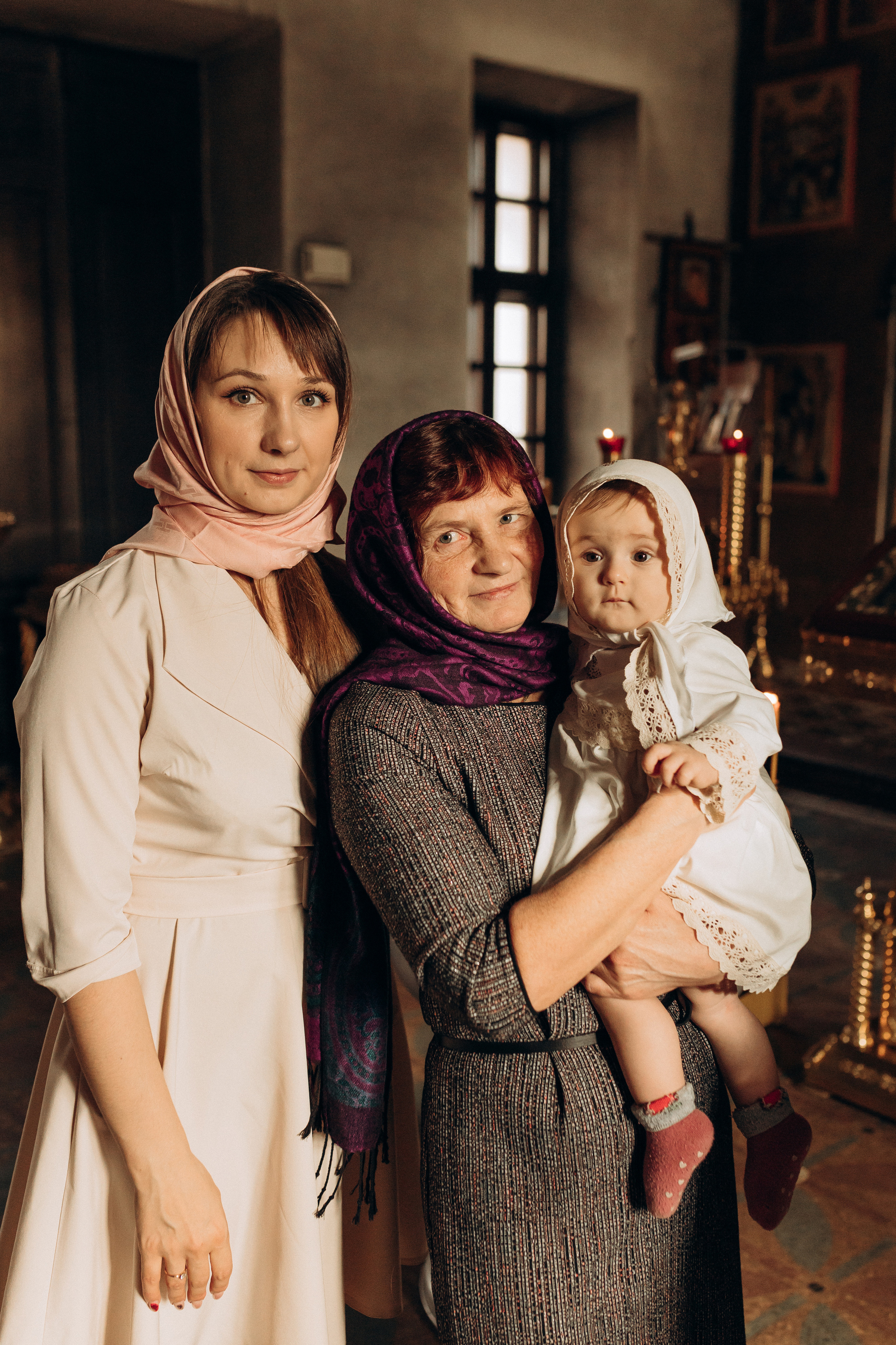 Крещение Софьи.Русиново. Семейный фотограф в Обнинске