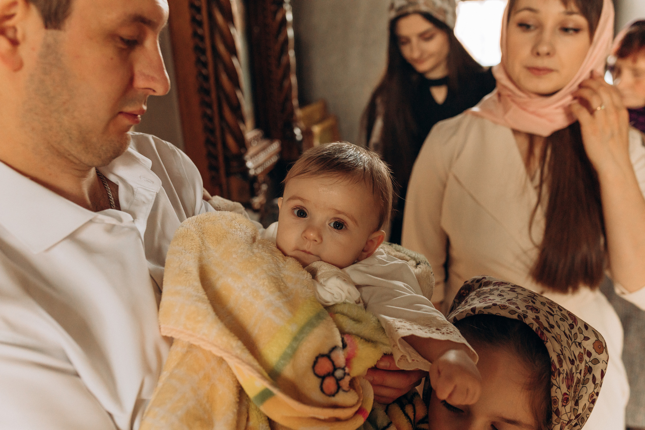 Крещение Софьи.Русиново. Семейный фотограф в Обнинске