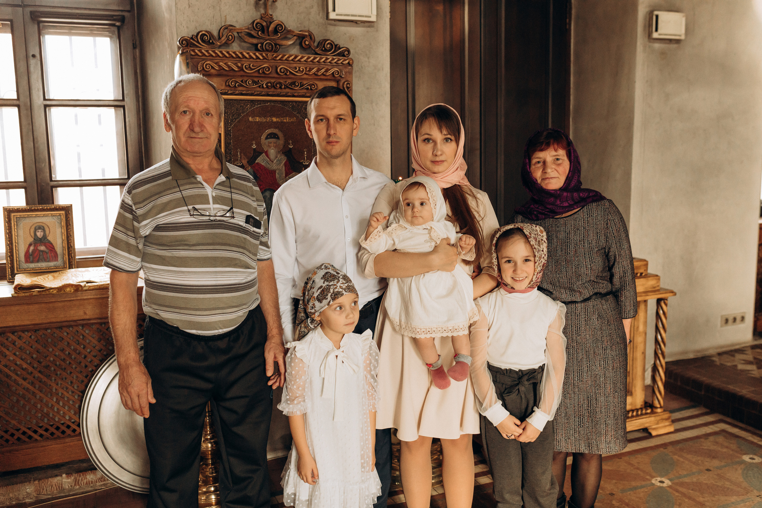 Крещение Софьи.Русиново. Семейный фотограф в Обнинске