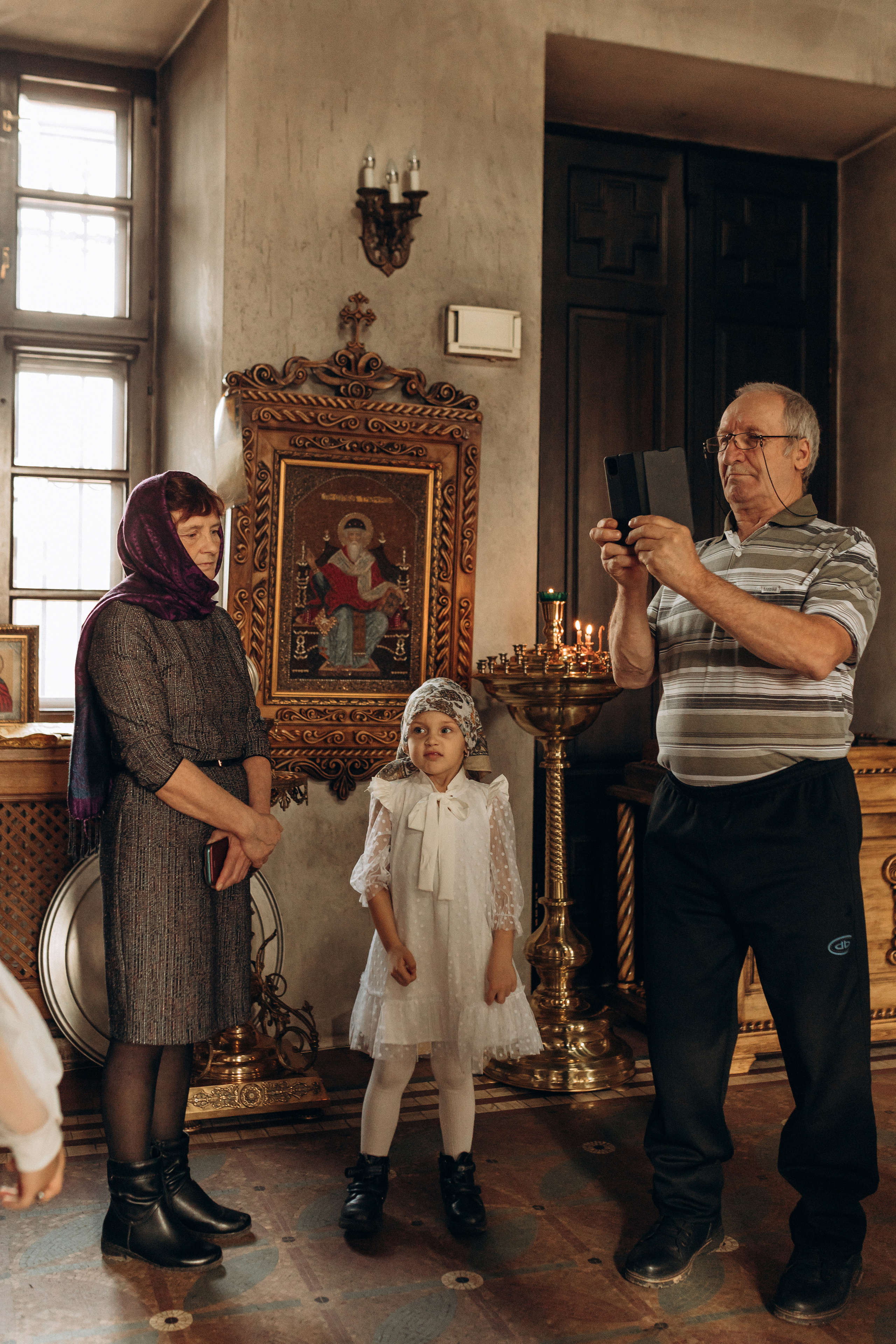 Крещение Софьи.Русиново. Семейный фотограф в Обнинске