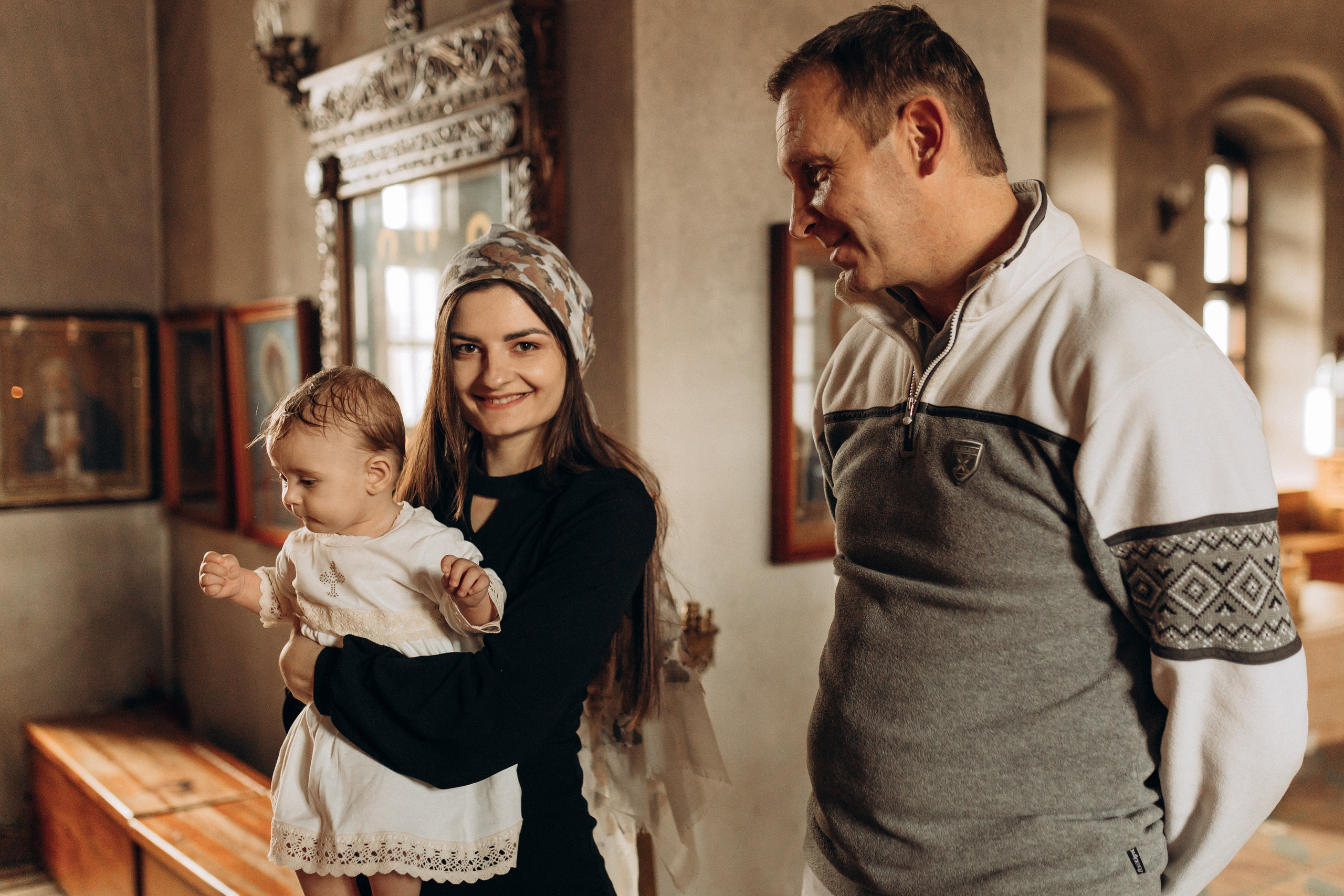 Крещение Софьи.Русиново. Семейный фотограф в Обнинске