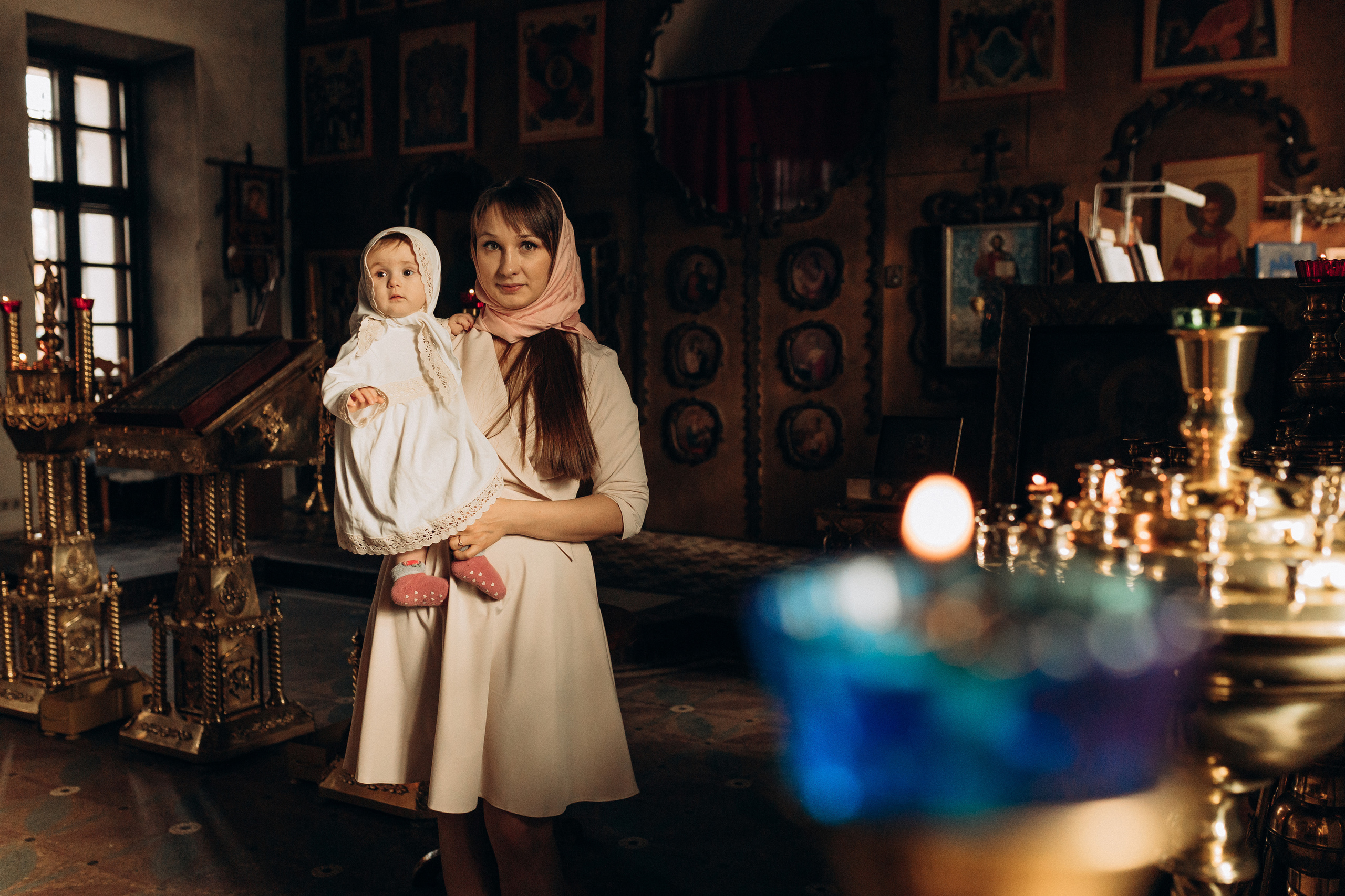 Крещение Софьи.Русиново. Семейный фотограф в Обнинске