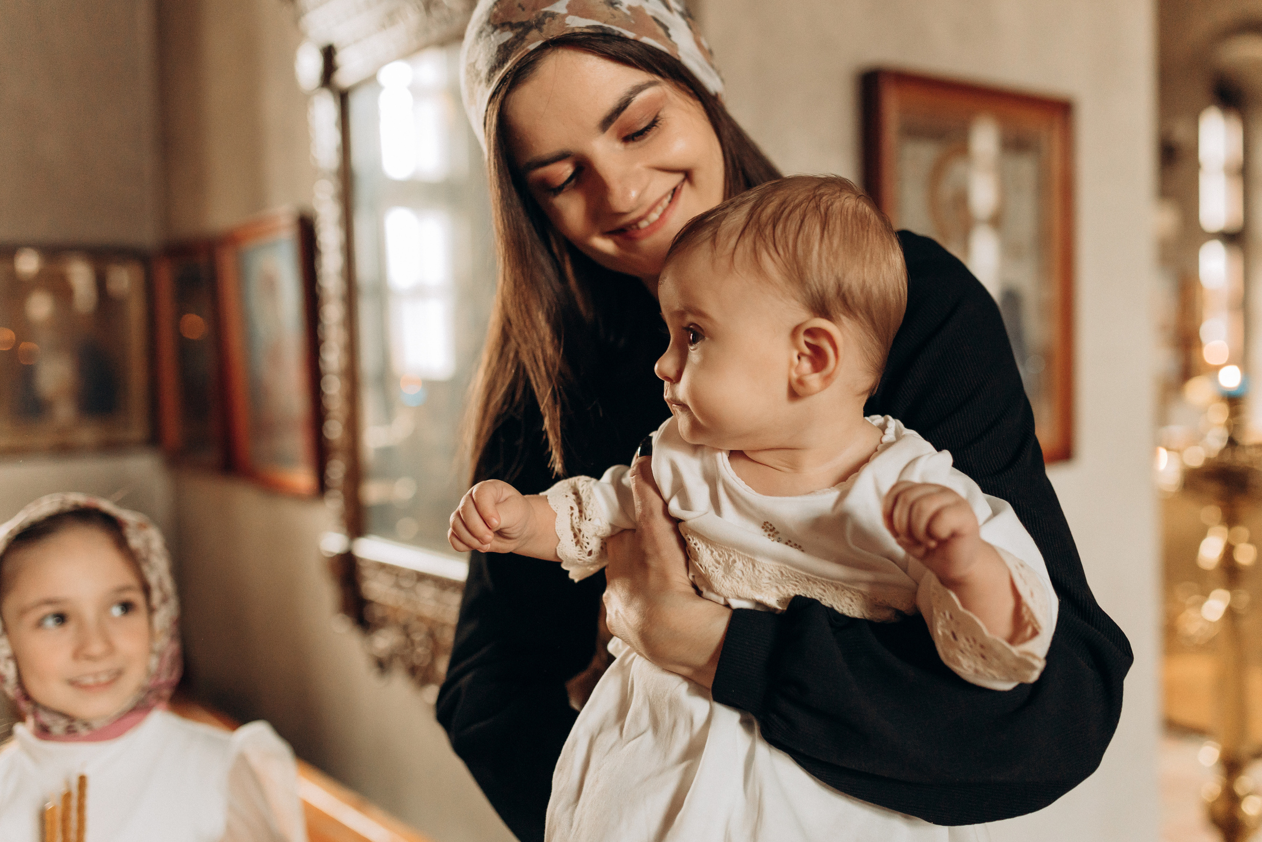 Крещение Софьи.Русиново. Семейный фотограф в Обнинске