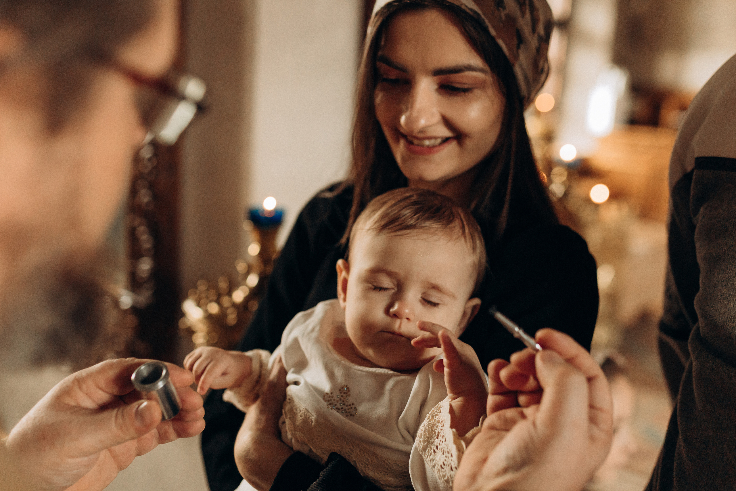 Крещение Софьи.Русиново. Семейный фотограф в Обнинске