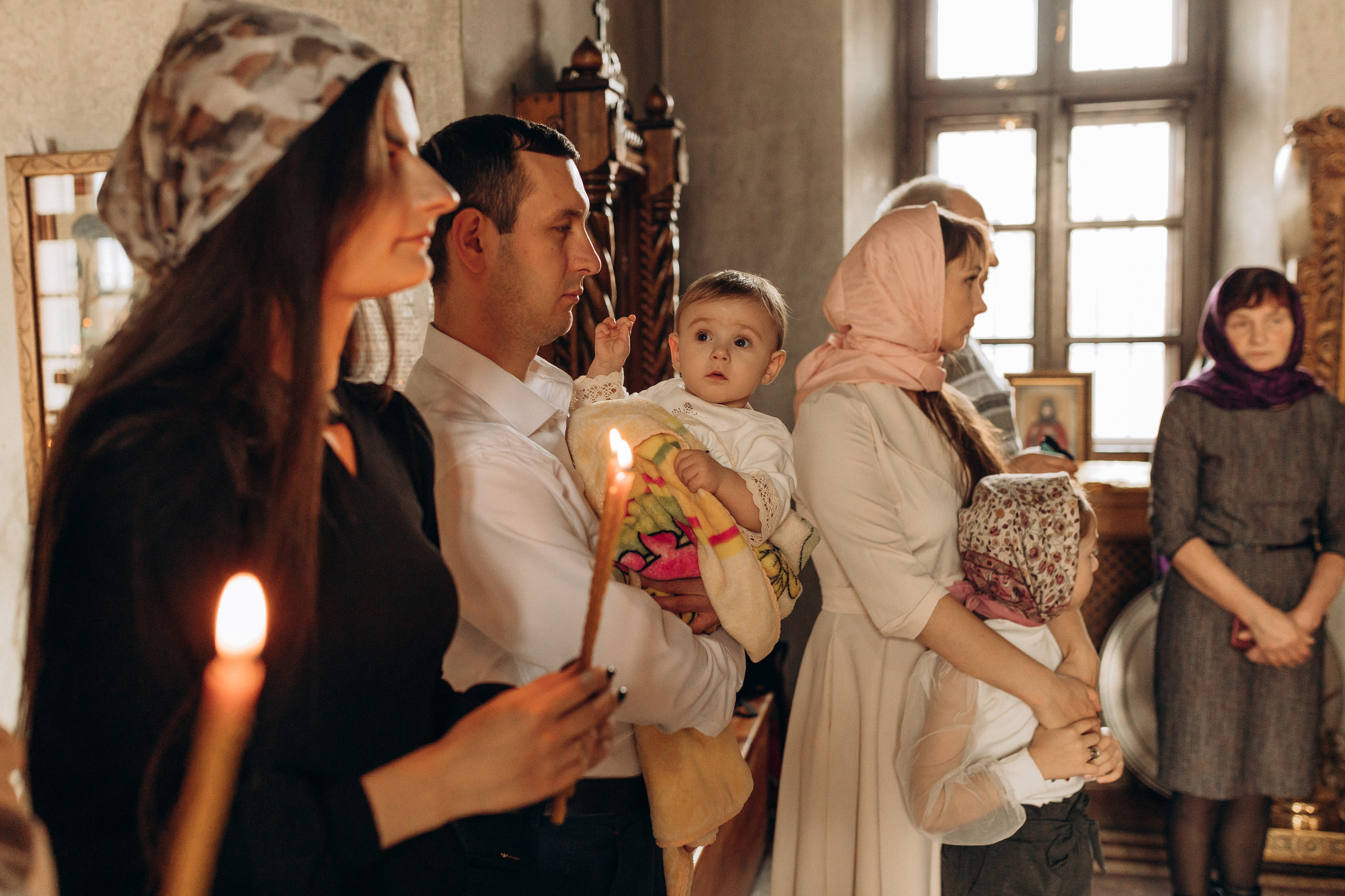 Крещение Софьи.Русиново. Семейный фотограф в Обнинске