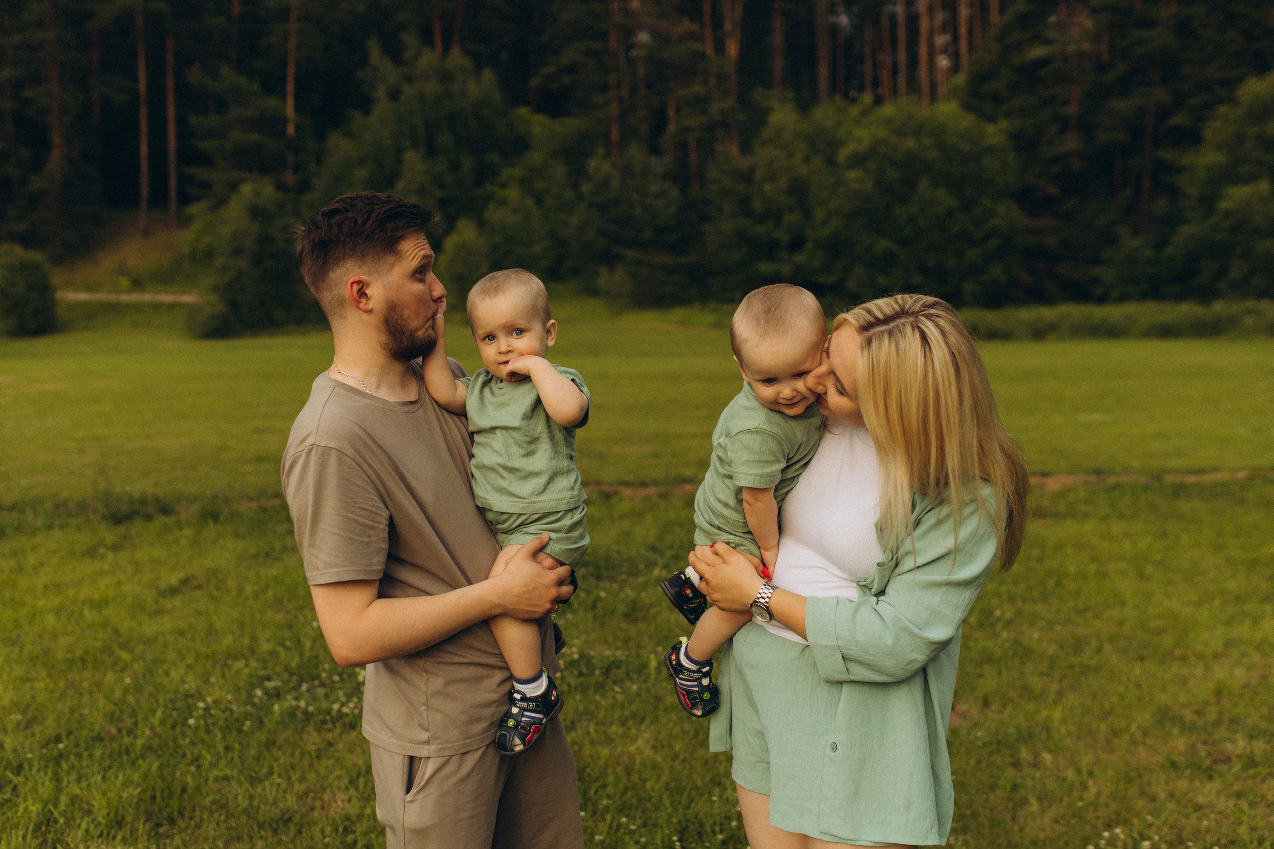 Близнецы. Семейный фотограф в Обнинске