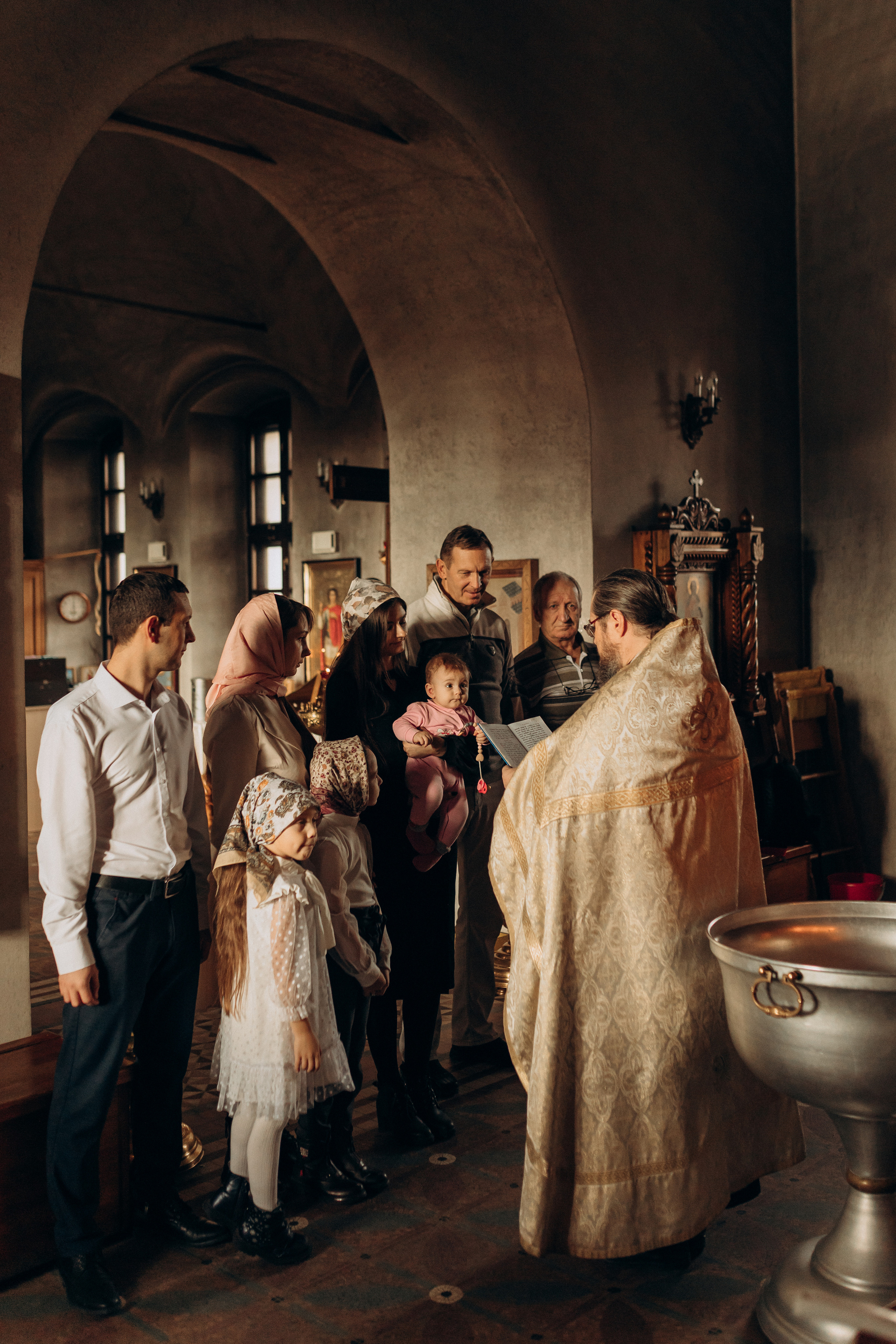 Крещение Софьи.Русиново. Семейный фотограф в Обнинске