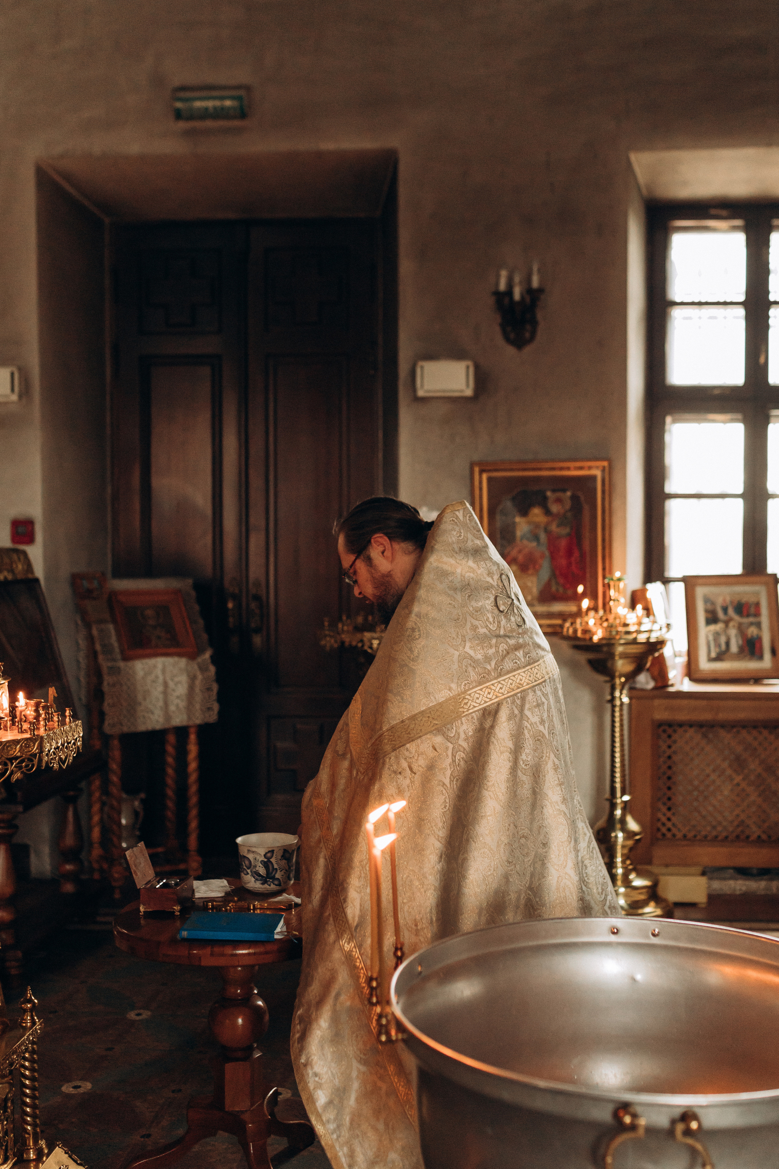 Крещение Софьи.Русиново. Семейный фотограф в Обнинске