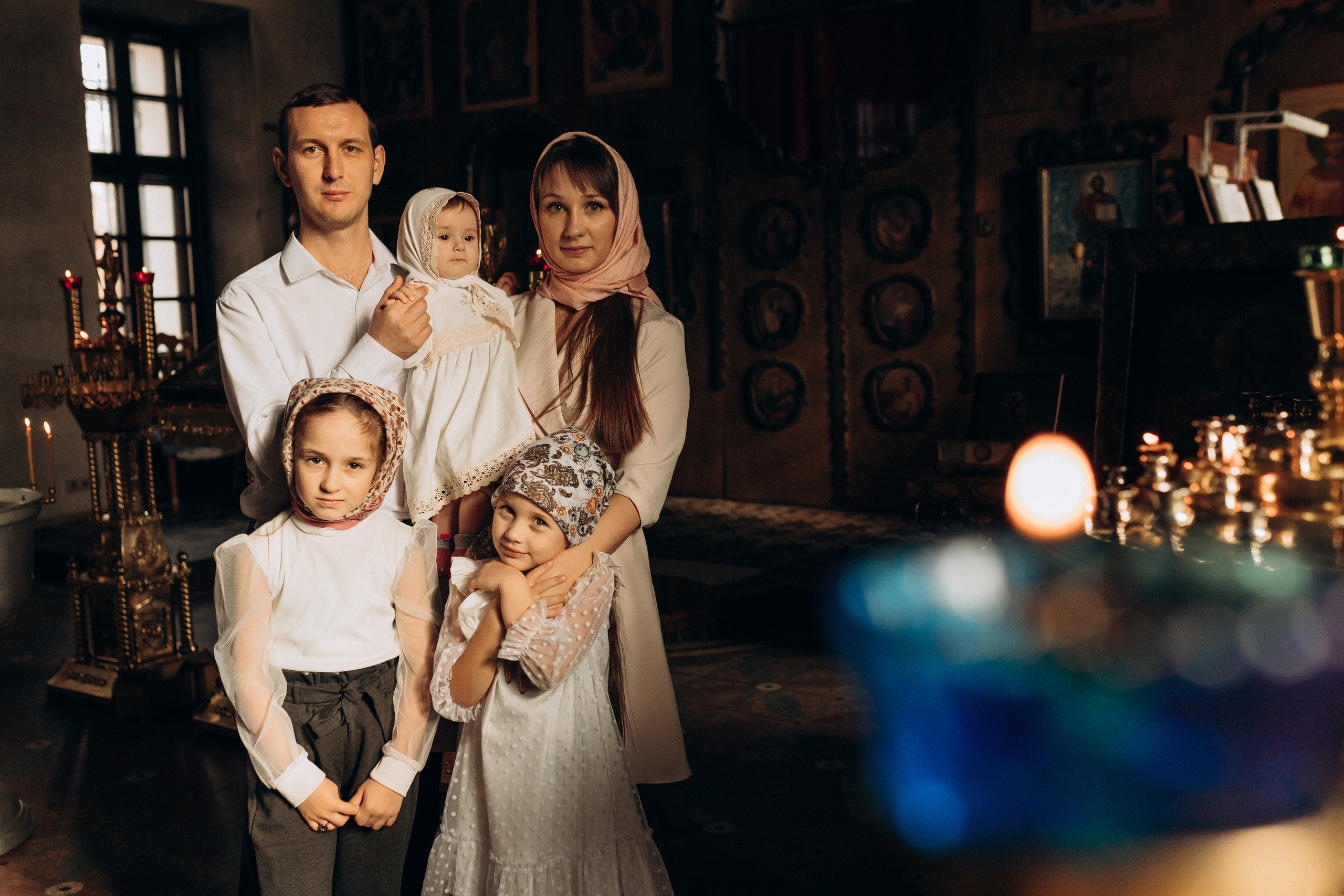 Крещение Софьи.Русиново. Семейный фотограф в Обнинске