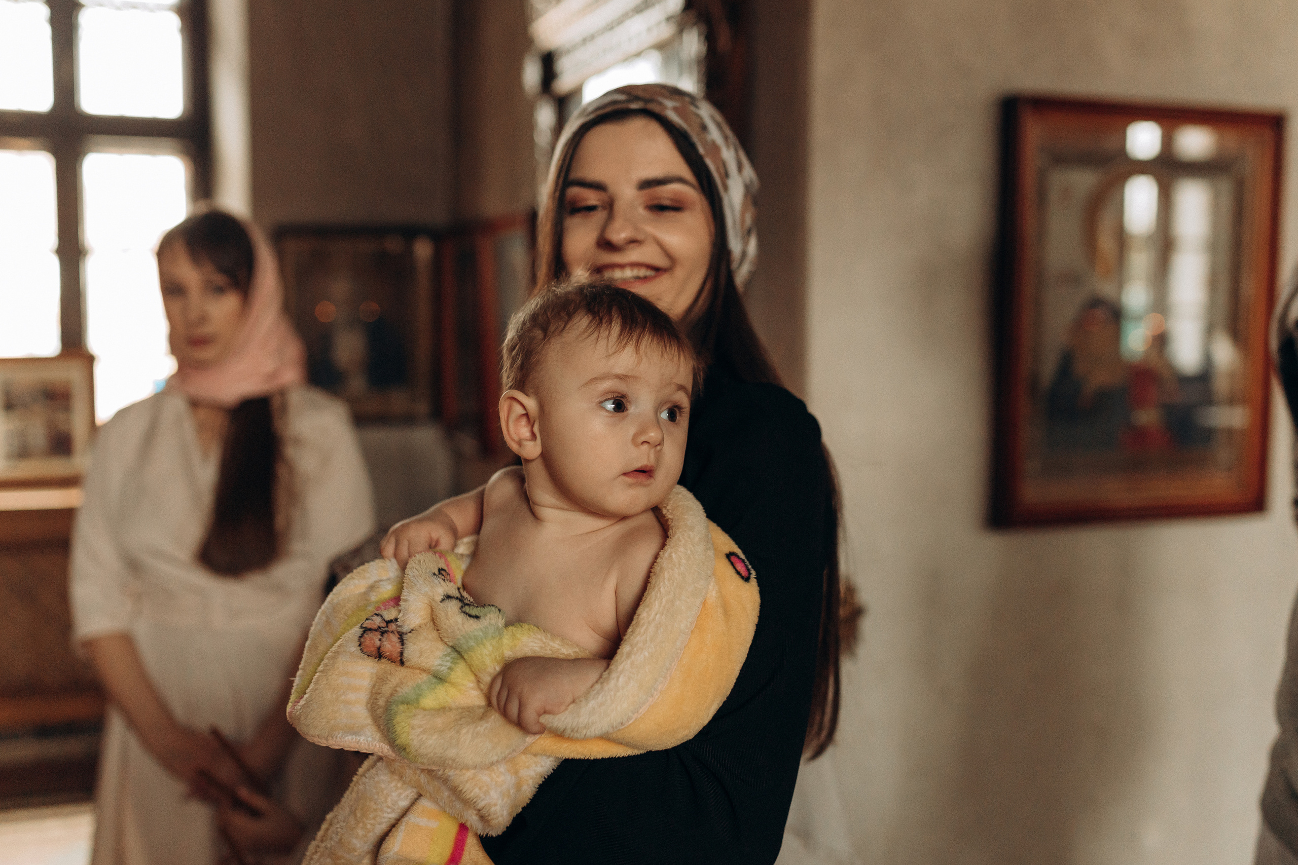 Крещение Софьи.Русиново. Семейный фотограф в Обнинске