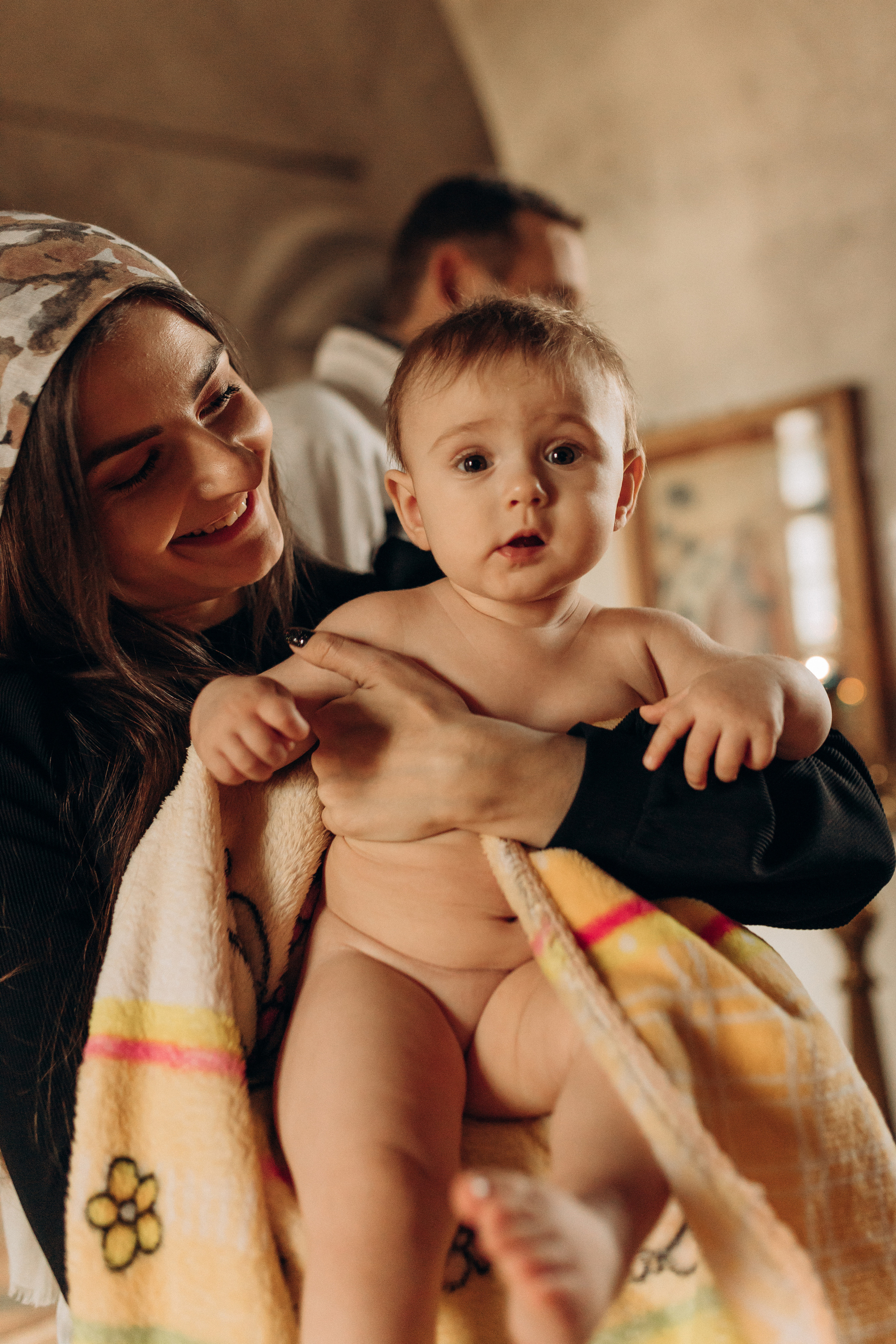 Крещение Софьи.Русиново. Семейный фотограф в Обнинске