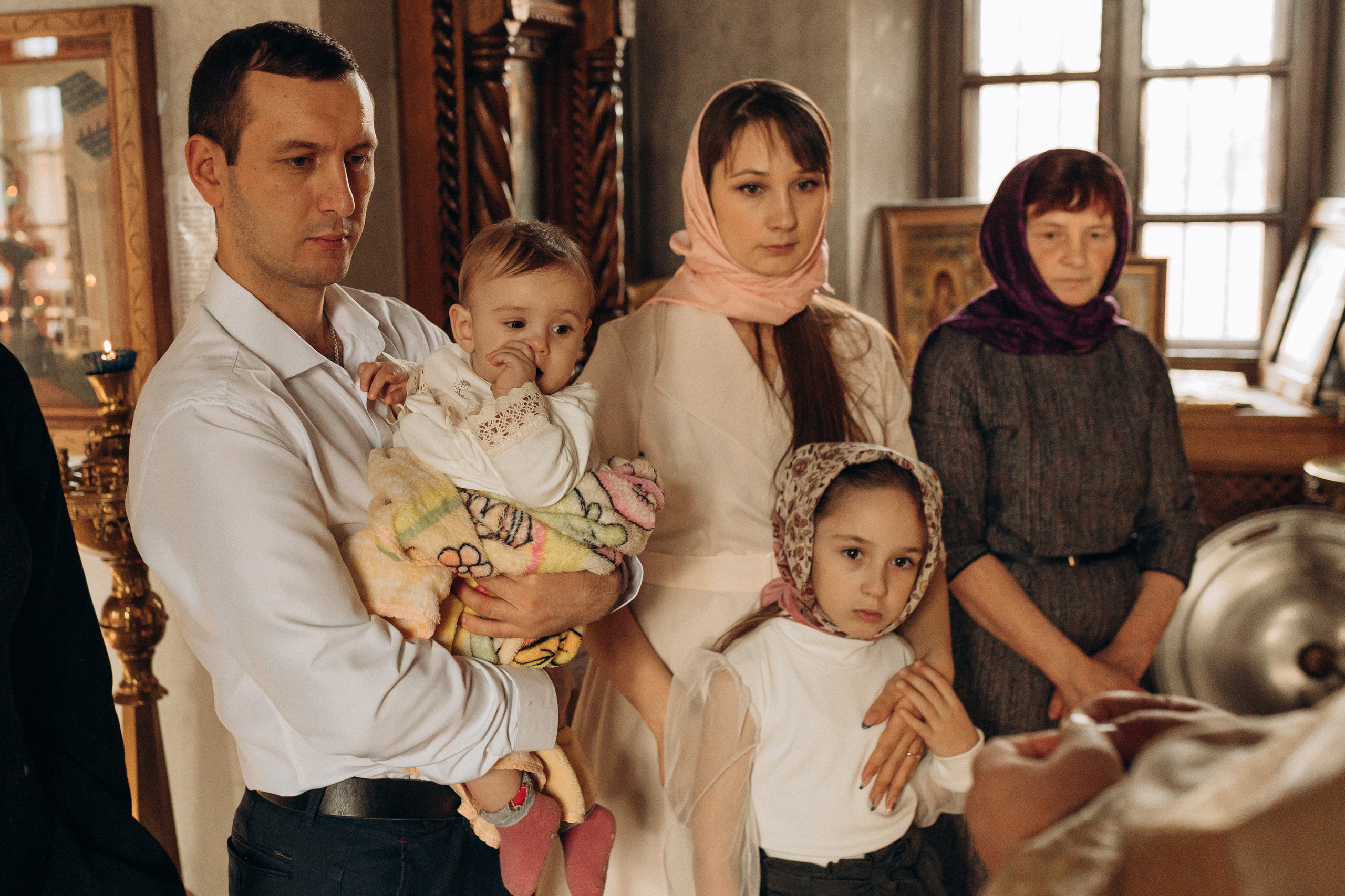 Крещение Софьи.Русиново. Семейный фотограф в Обнинске