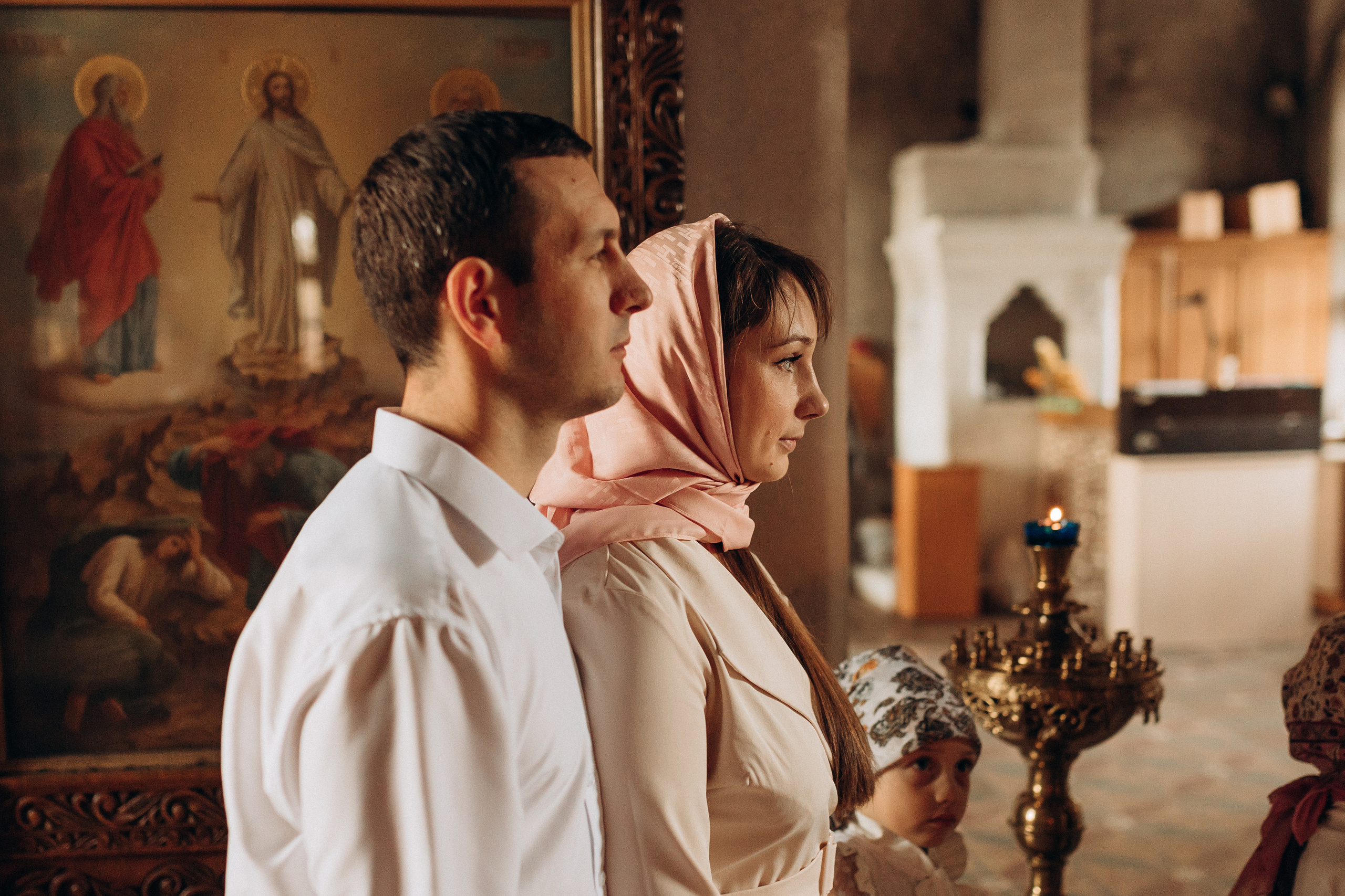 Крещение Софьи.Русиново. Семейный фотограф в Обнинске