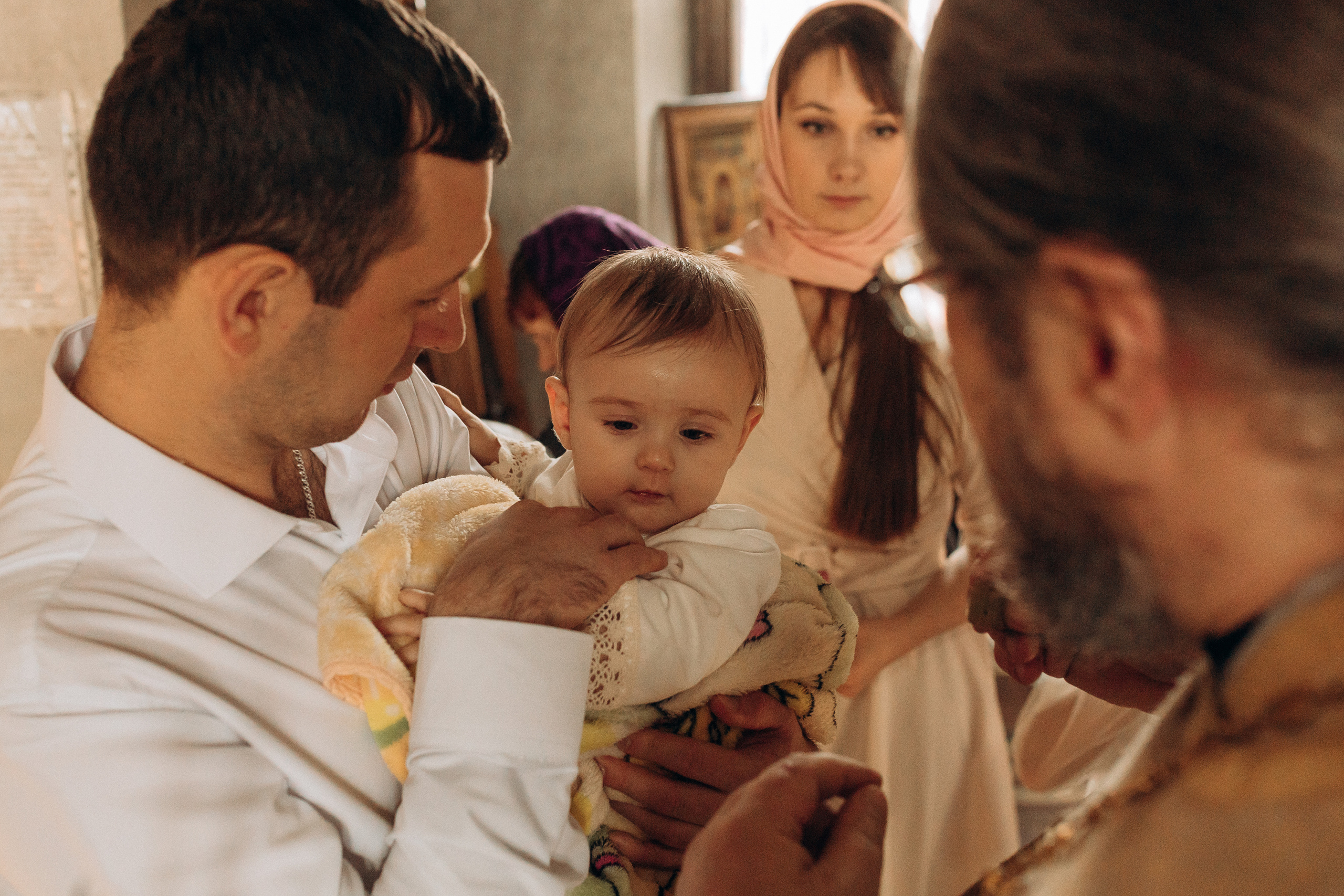 Крещение Софьи.Русиново. Семейный фотограф в Обнинске