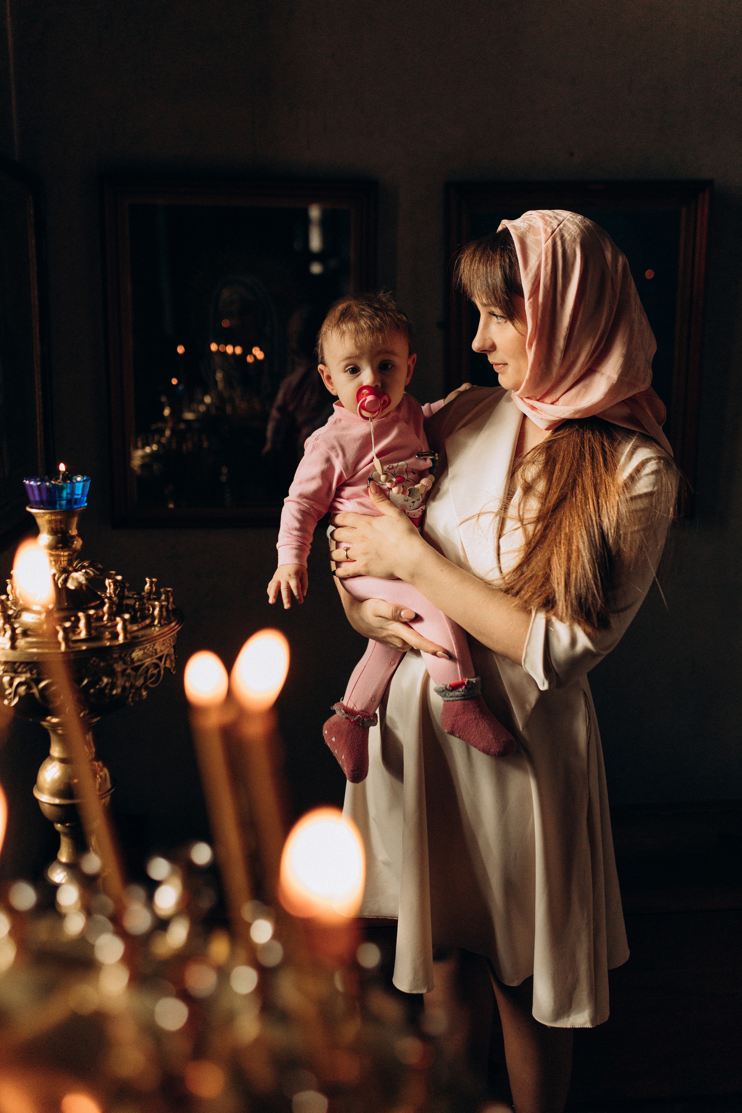 Крещение Софьи.Русиново. Семейный фотограф в Обнинске