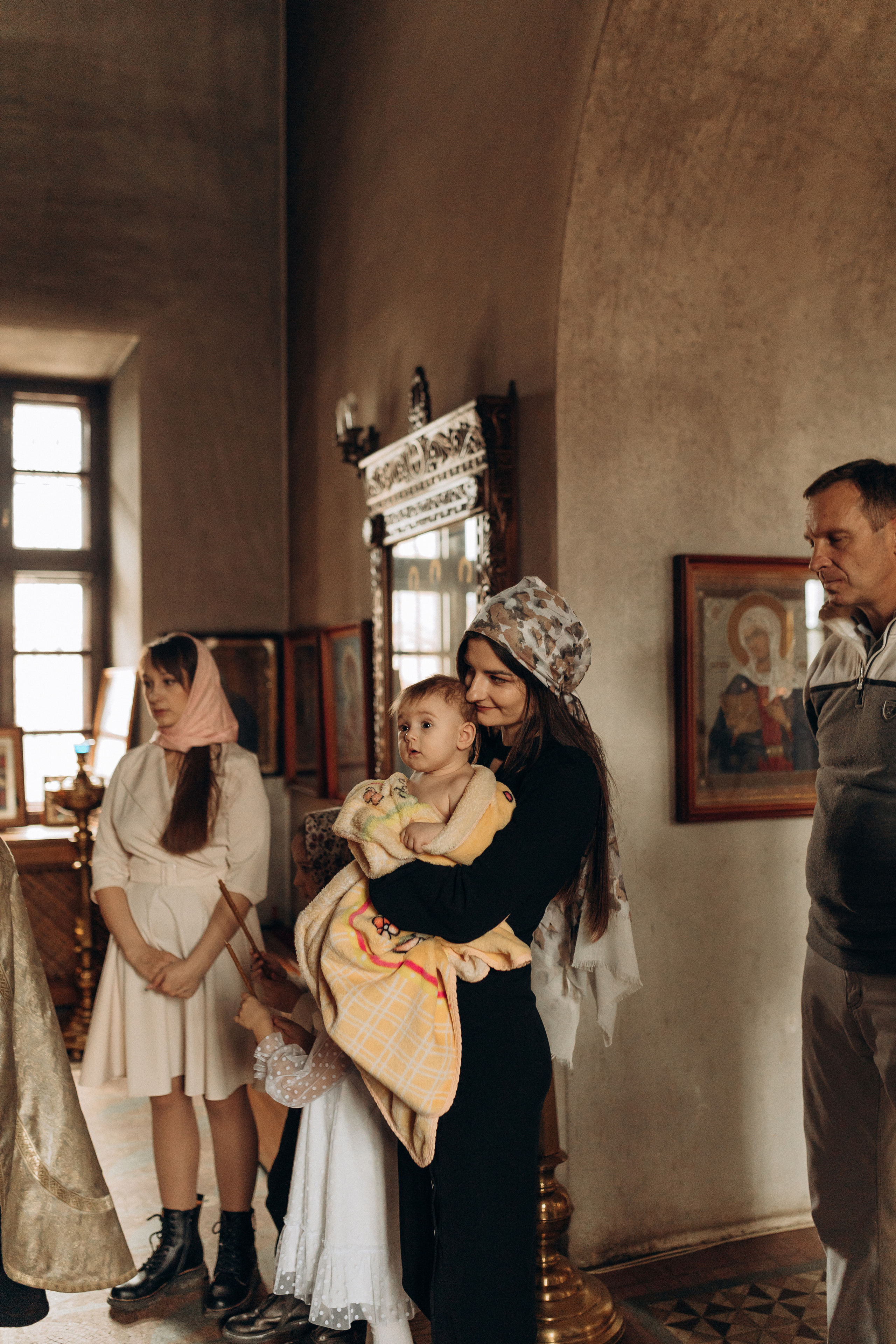 Крещение Софьи.Русиново. Семейный фотограф в Обнинске