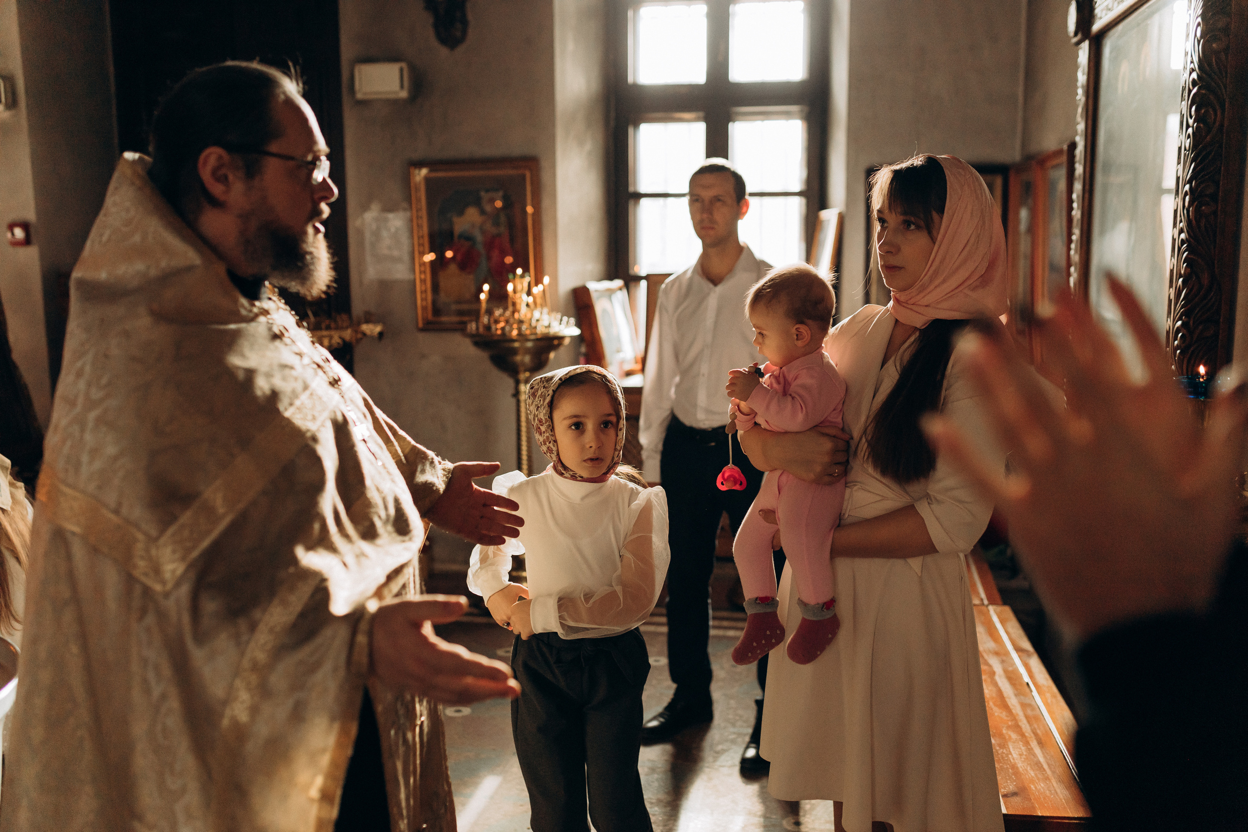 Крещение Софьи.Русиново. Семейный фотограф в Обнинске