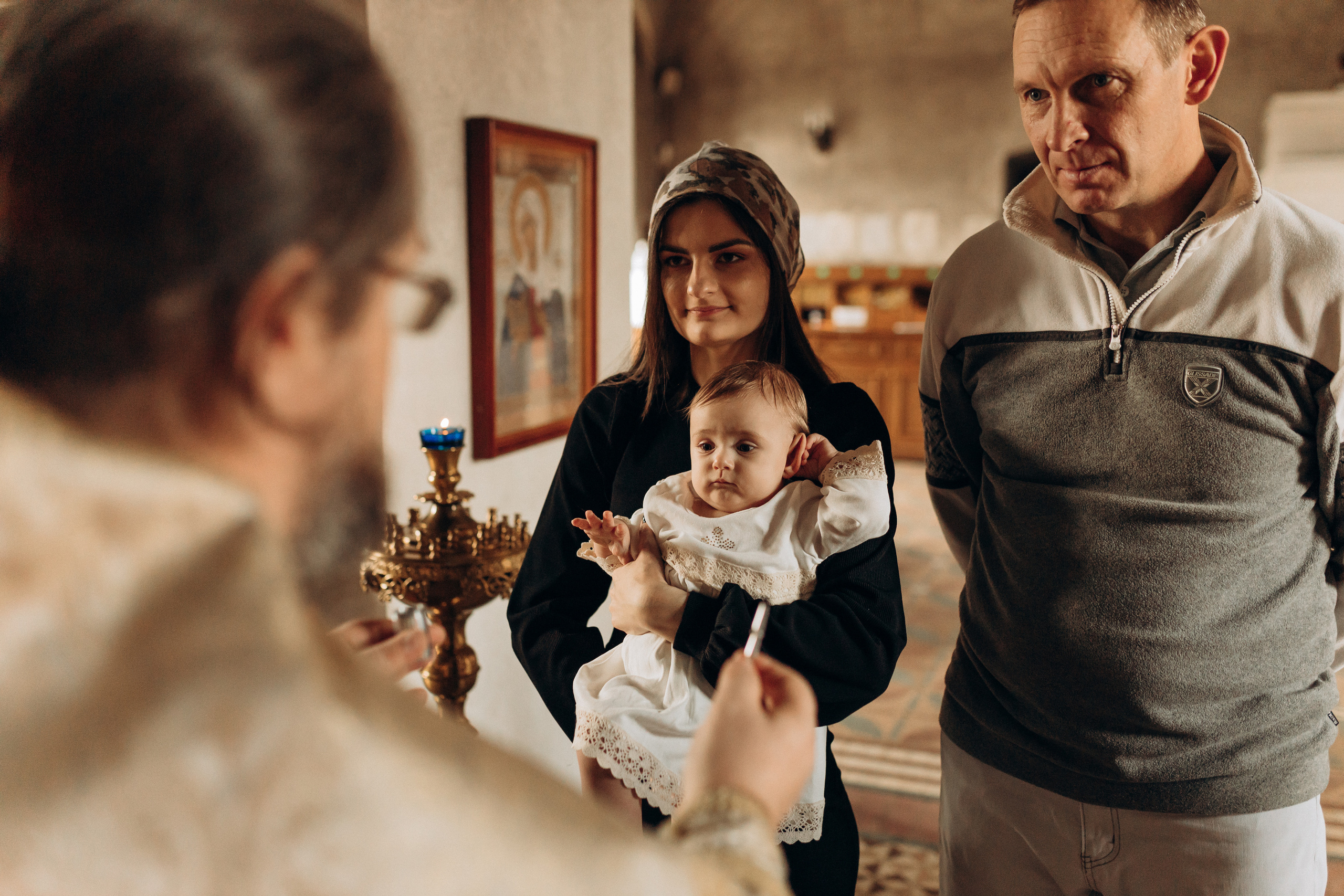 Крещение Софьи.Русиново. Семейный фотограф в Обнинске