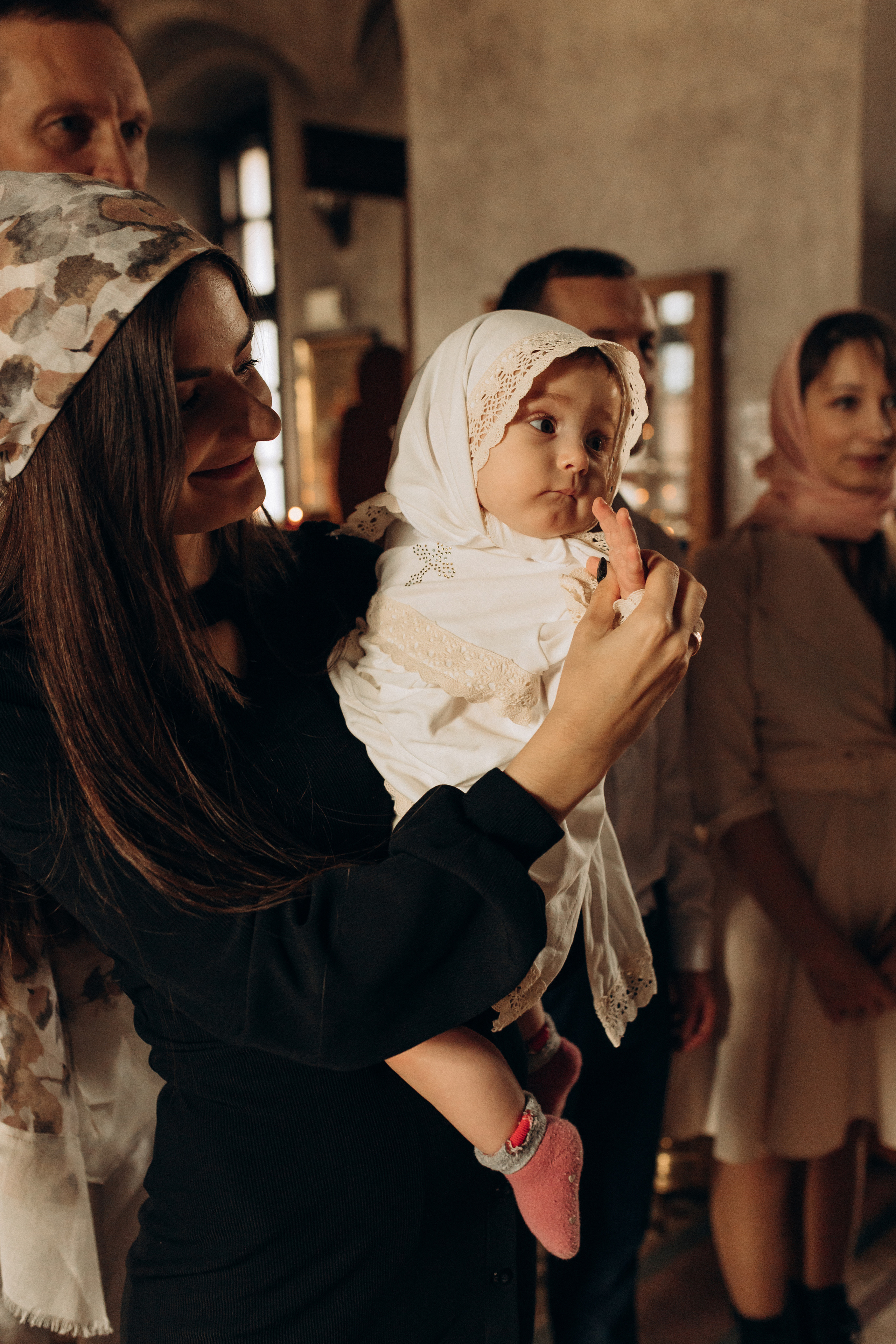 Крещение Софьи.Русиново. Семейный фотограф в Обнинске