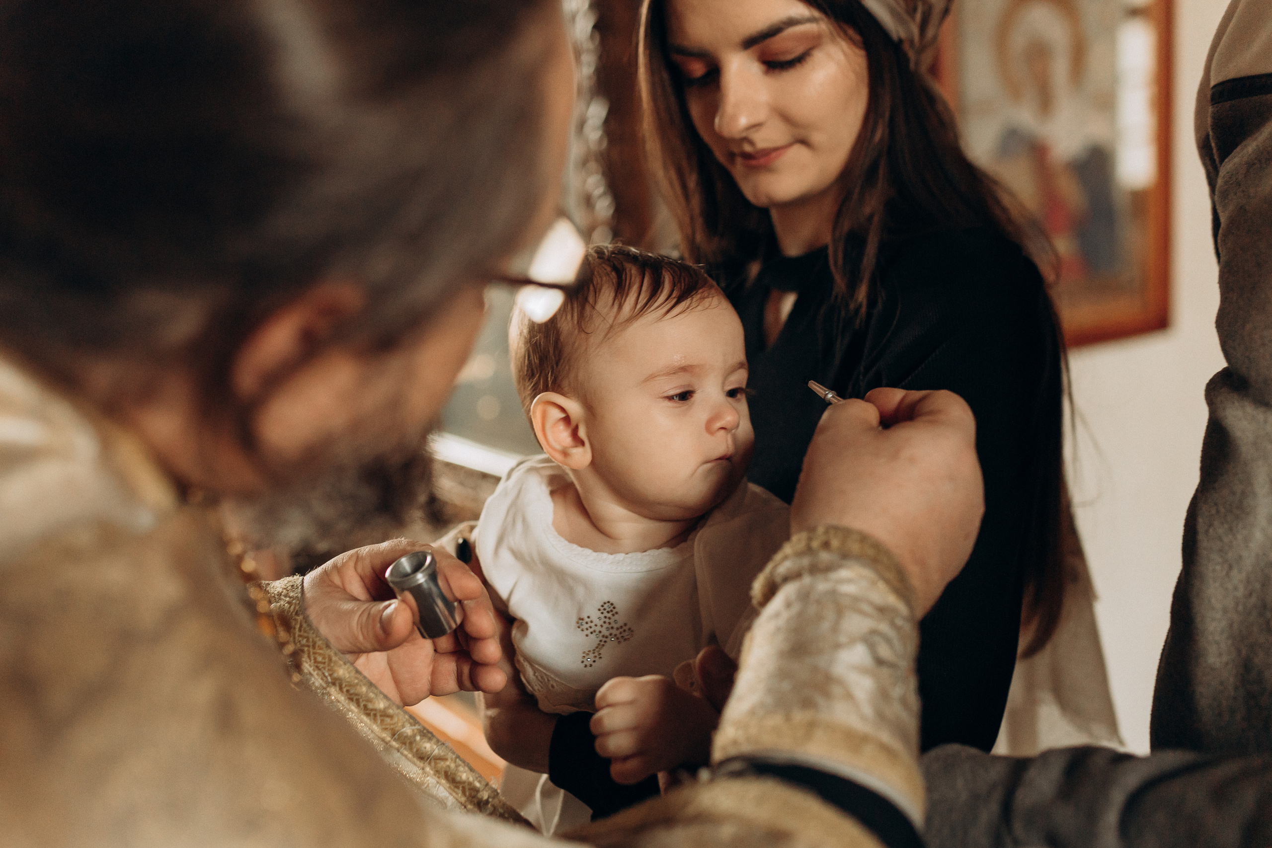 Крещение Софьи.Русиново. Семейный фотограф в Обнинске