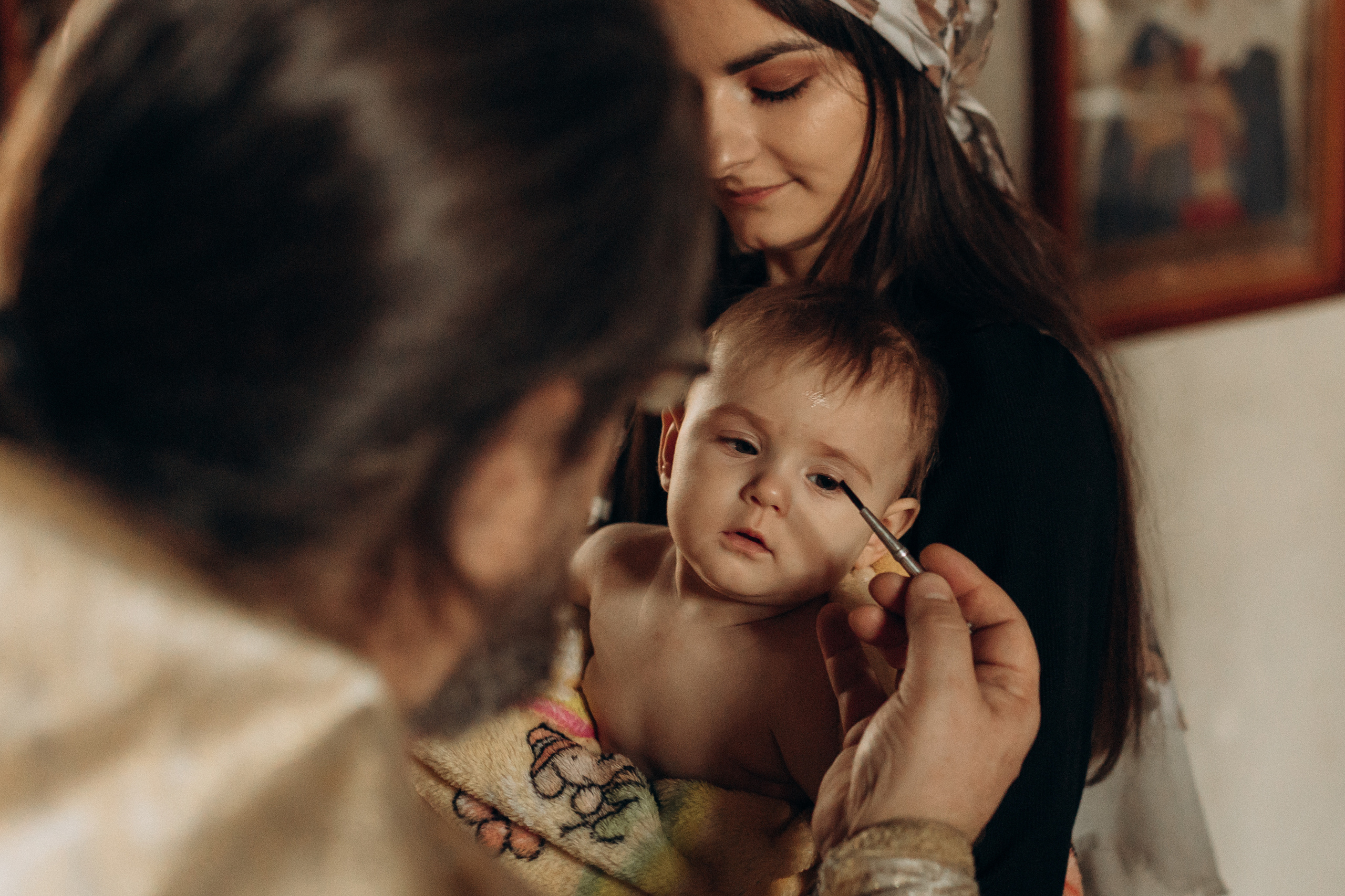 Крещение Софьи.Русиново. Семейный фотограф в Обнинске