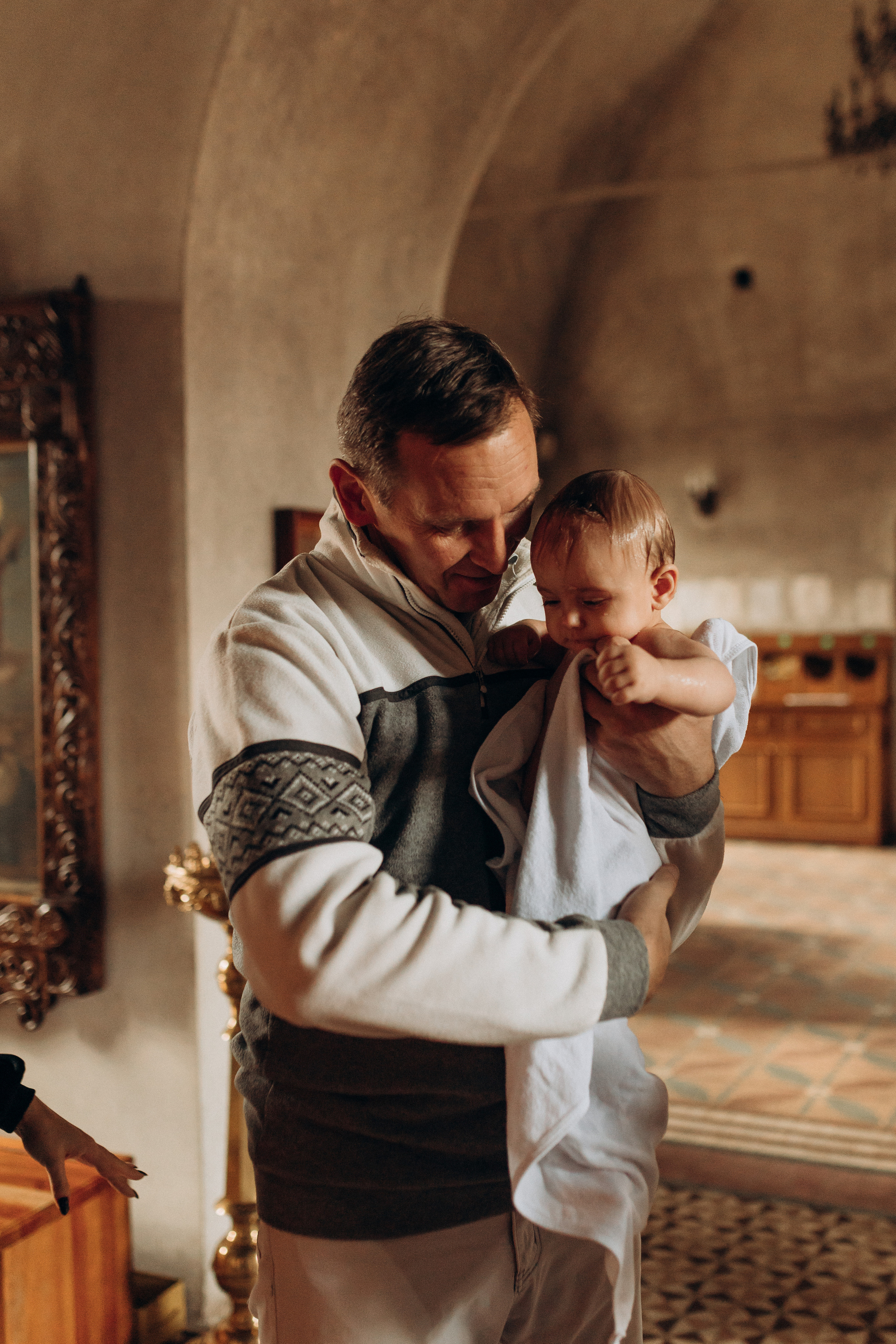 Крещение Софьи.Русиново. Семейный фотограф в Обнинске