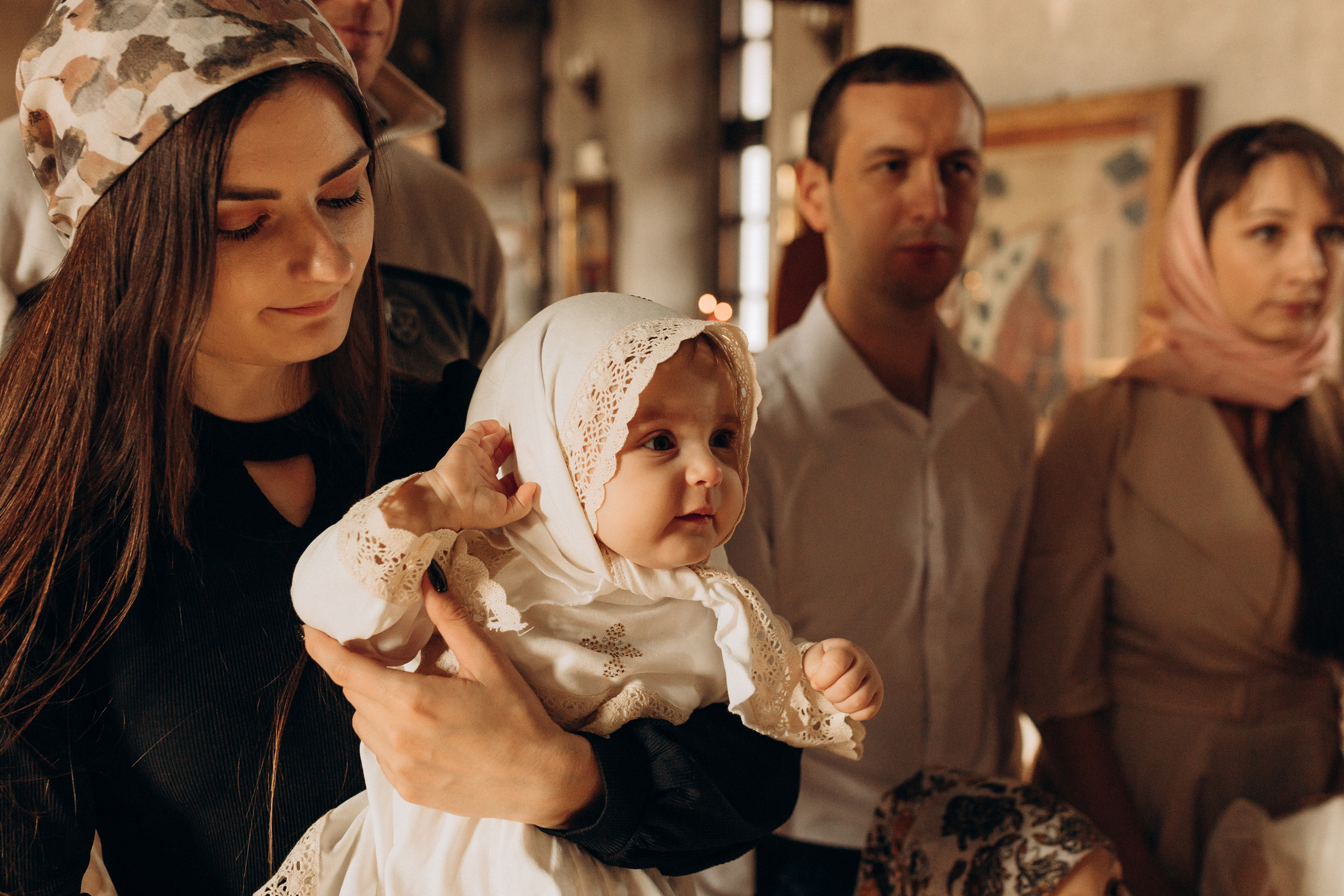 Крещение Софьи.Русиново. Семейный фотограф в Обнинске