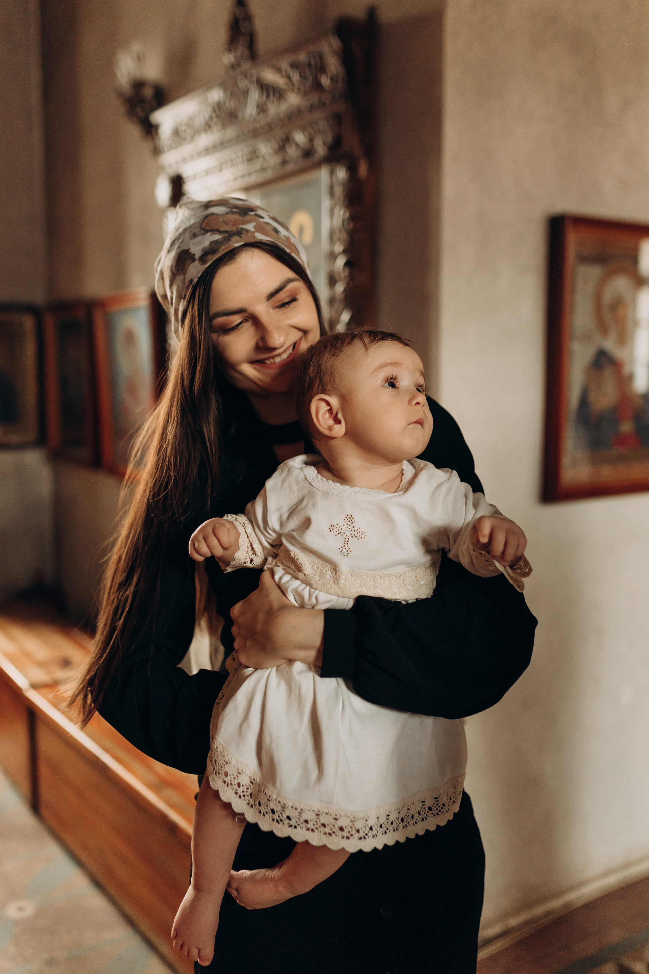 Крещение Софьи.Русиново. Семейный фотограф в Обнинске