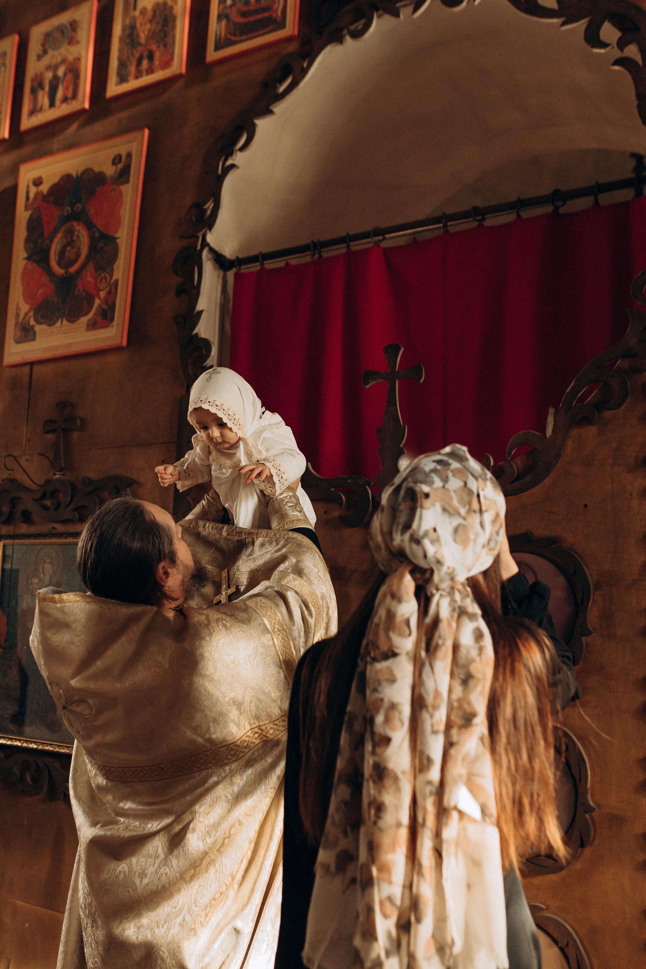 Крещение Софьи.Русиново. Семейный фотограф в Обнинске