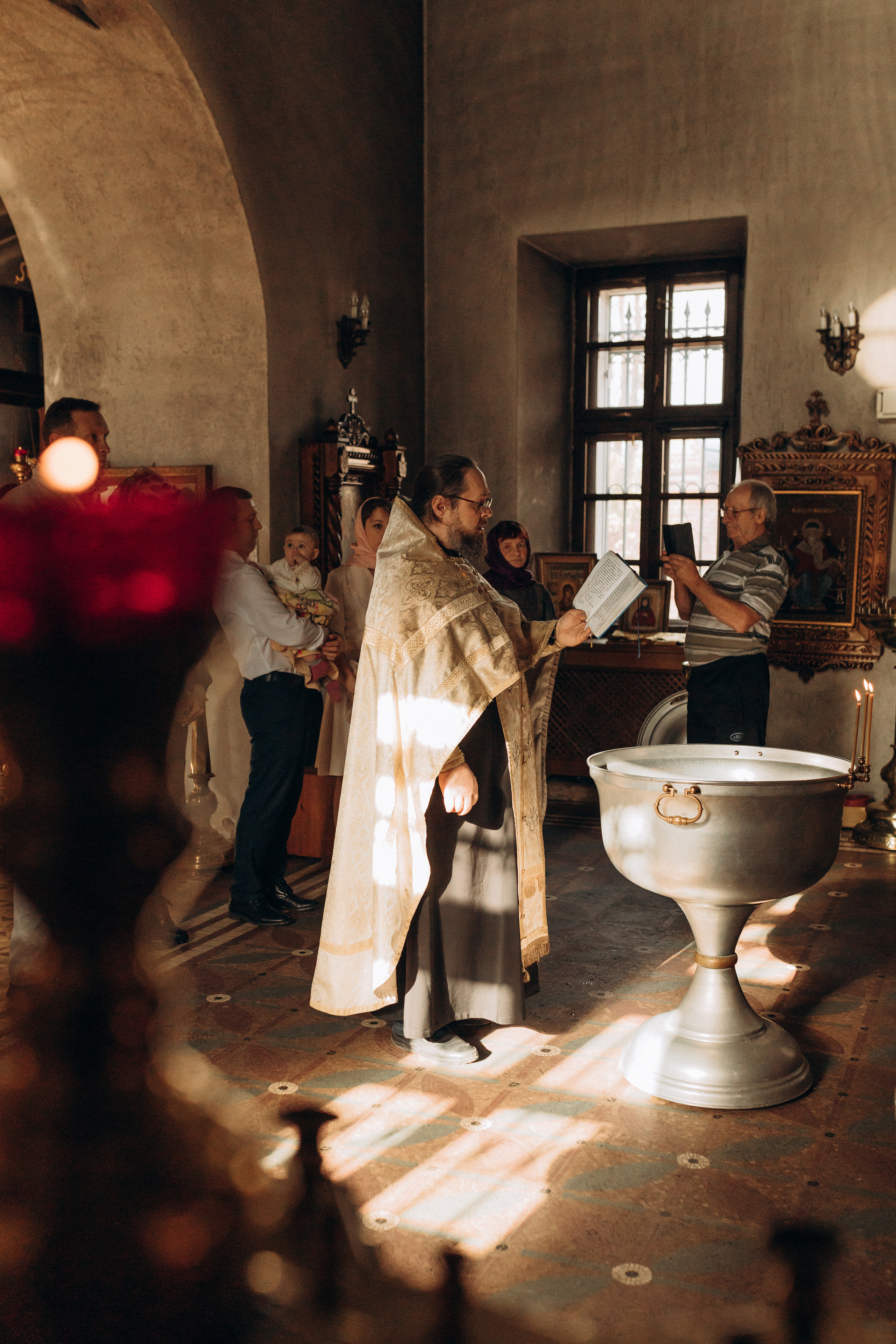 Крещение Софьи.Русиново. Семейный фотограф в Обнинске