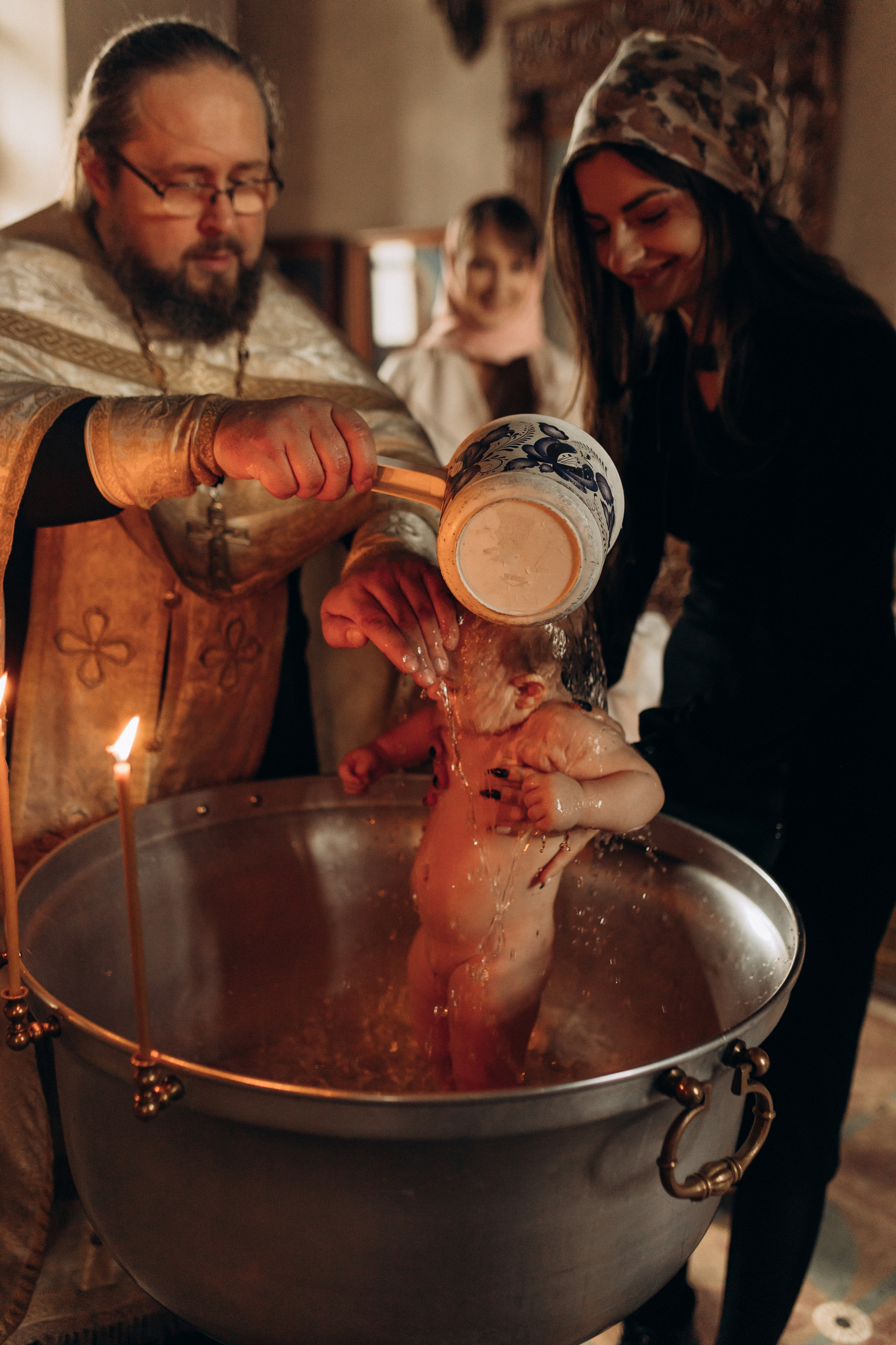 Крещение Софьи.Русиново. Семейный фотограф в Обнинске