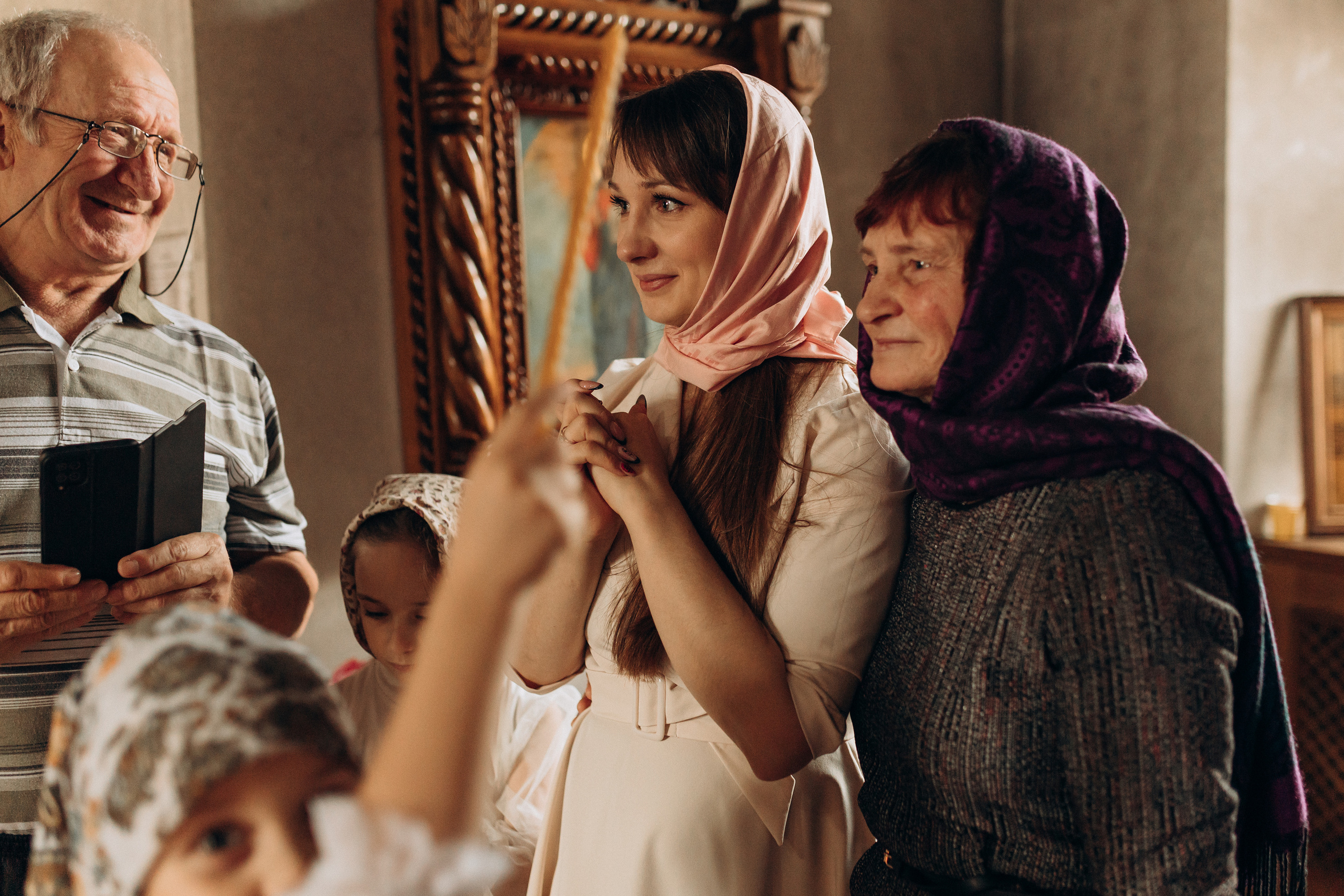 Крещение Софьи.Русиново. Семейный фотограф в Обнинске