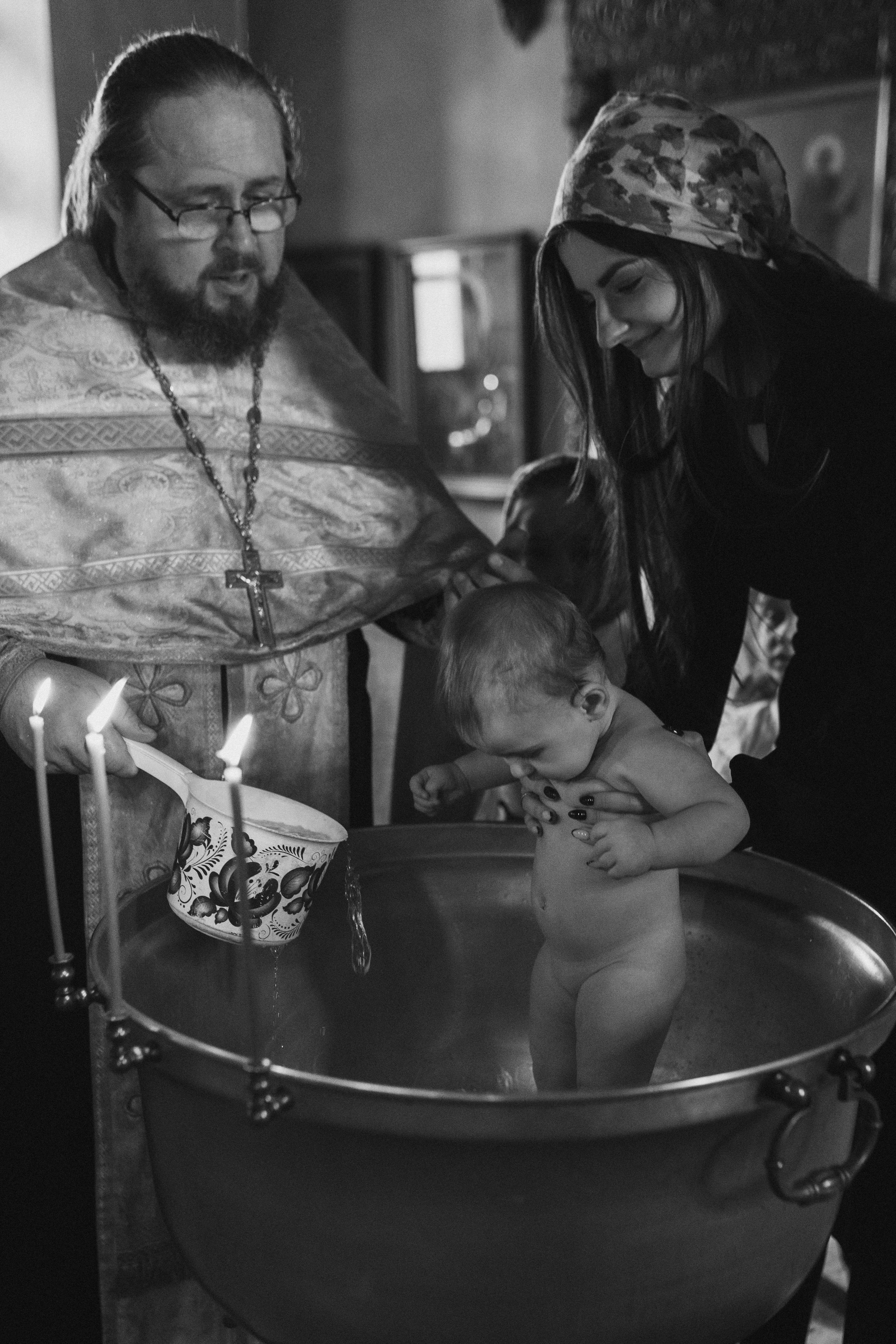 Крещение Софьи.Русиново. Семейный фотограф в Обнинске