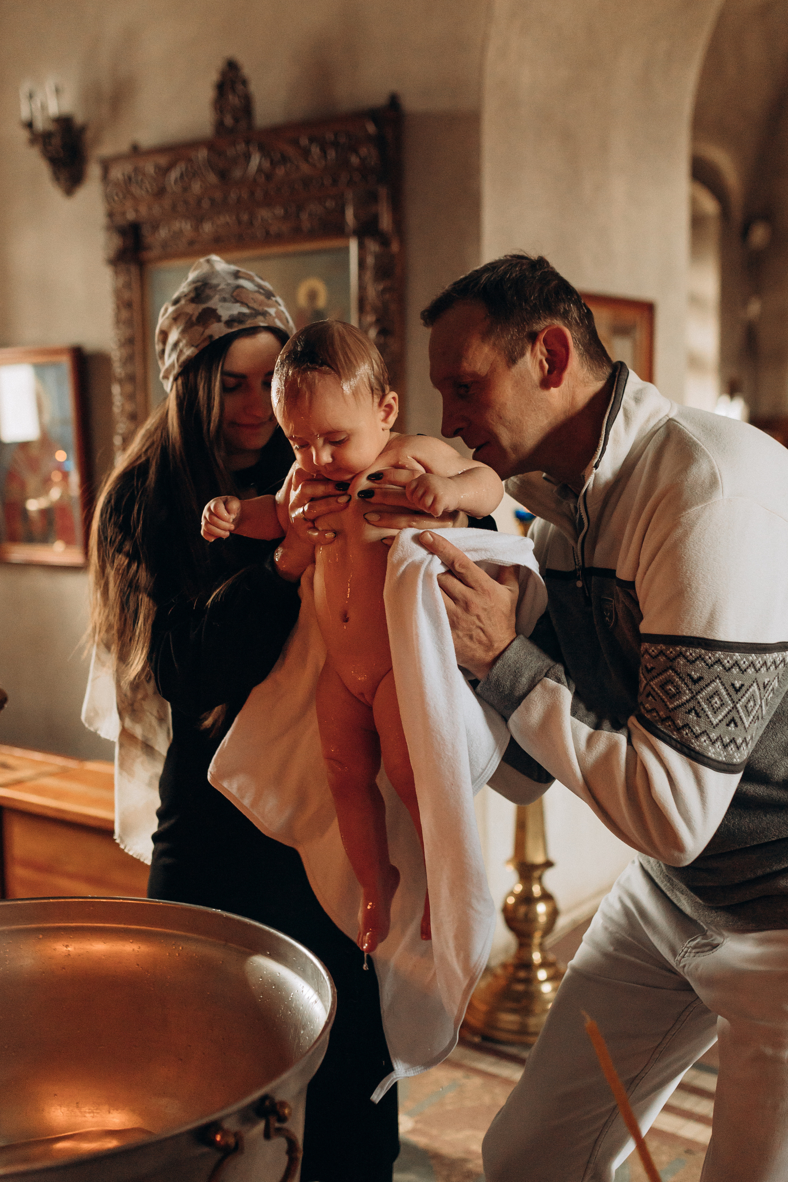 Крещение Софьи.Русиново. Семейный фотограф в Обнинске