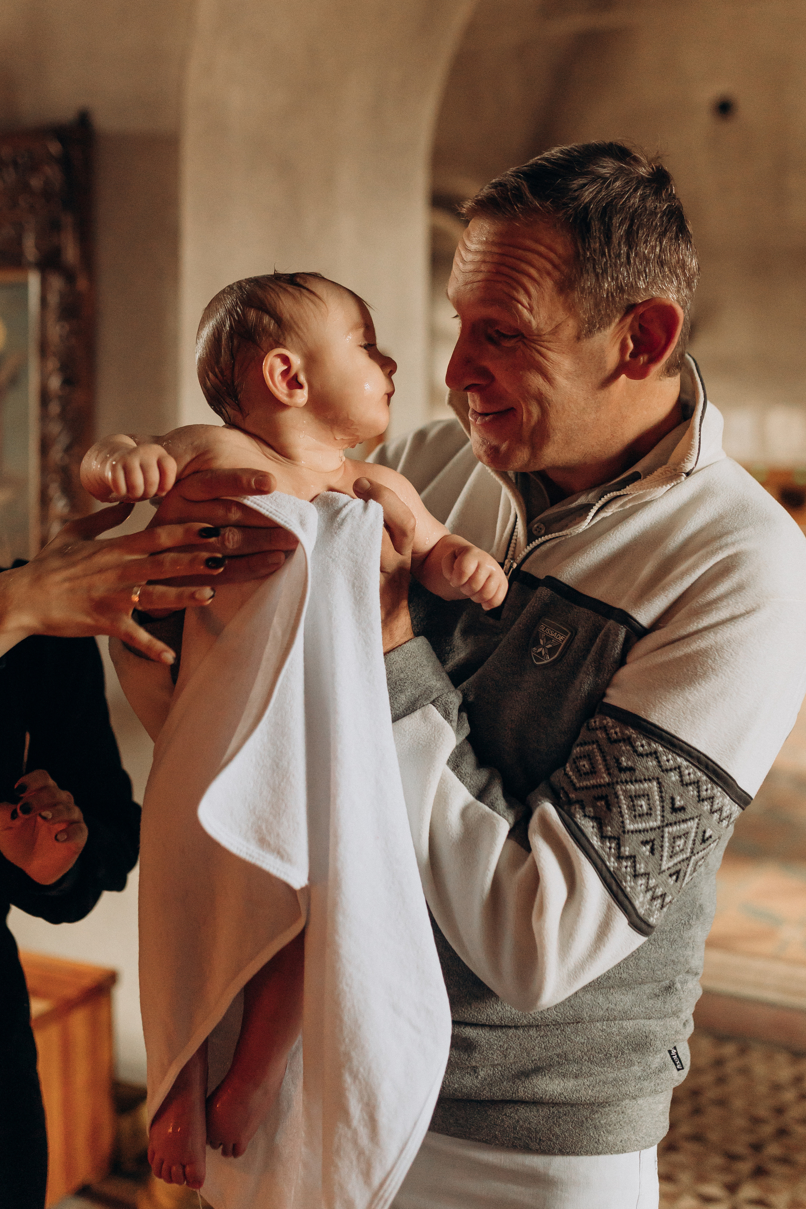 Крещение Софьи.Русиново. Семейный фотограф в Обнинске