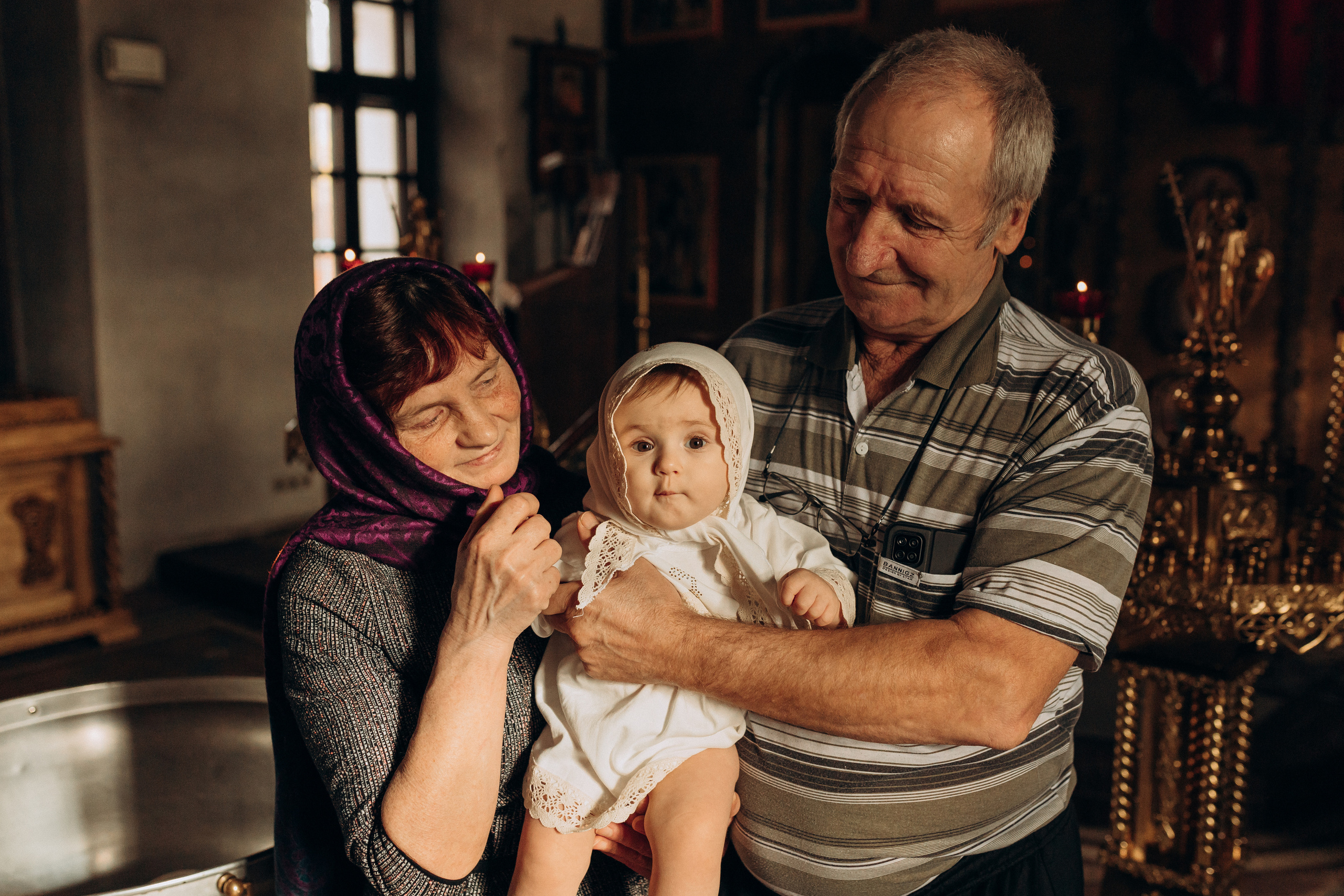 Крещение Софьи.Русиново. Семейный фотограф в Обнинске