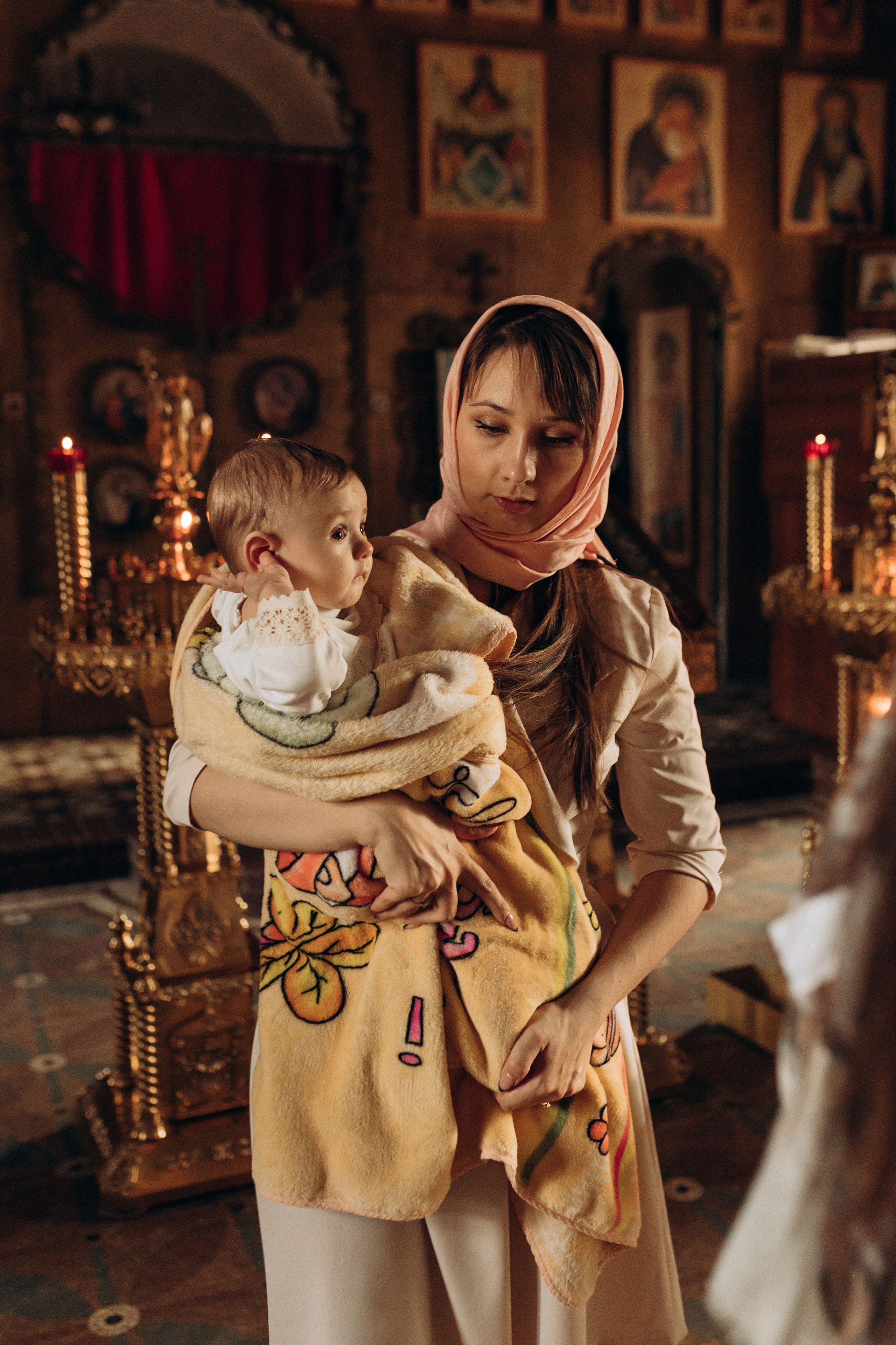 Крещение Софьи.Русиново. Семейный фотограф в Обнинске