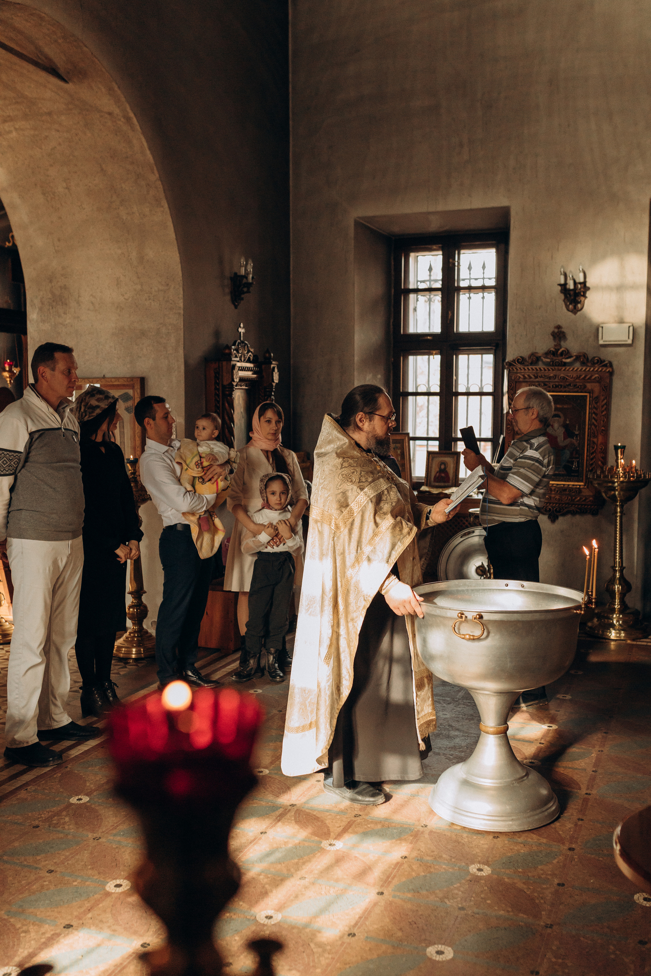 Крещение Софьи.Русиново. Семейный фотограф в Обнинске