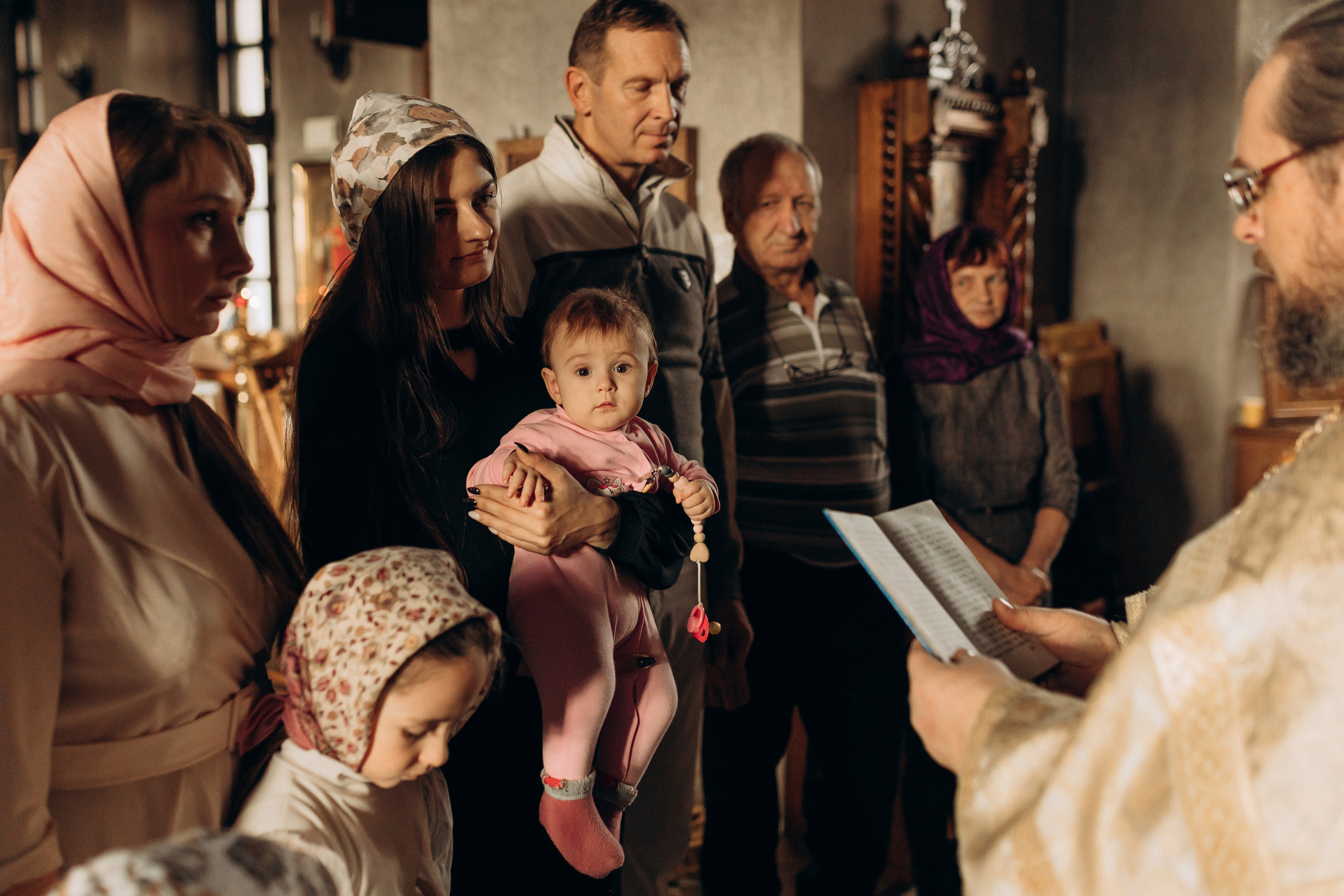 Крещение Софьи.Русиново. Семейный фотограф в Обнинске