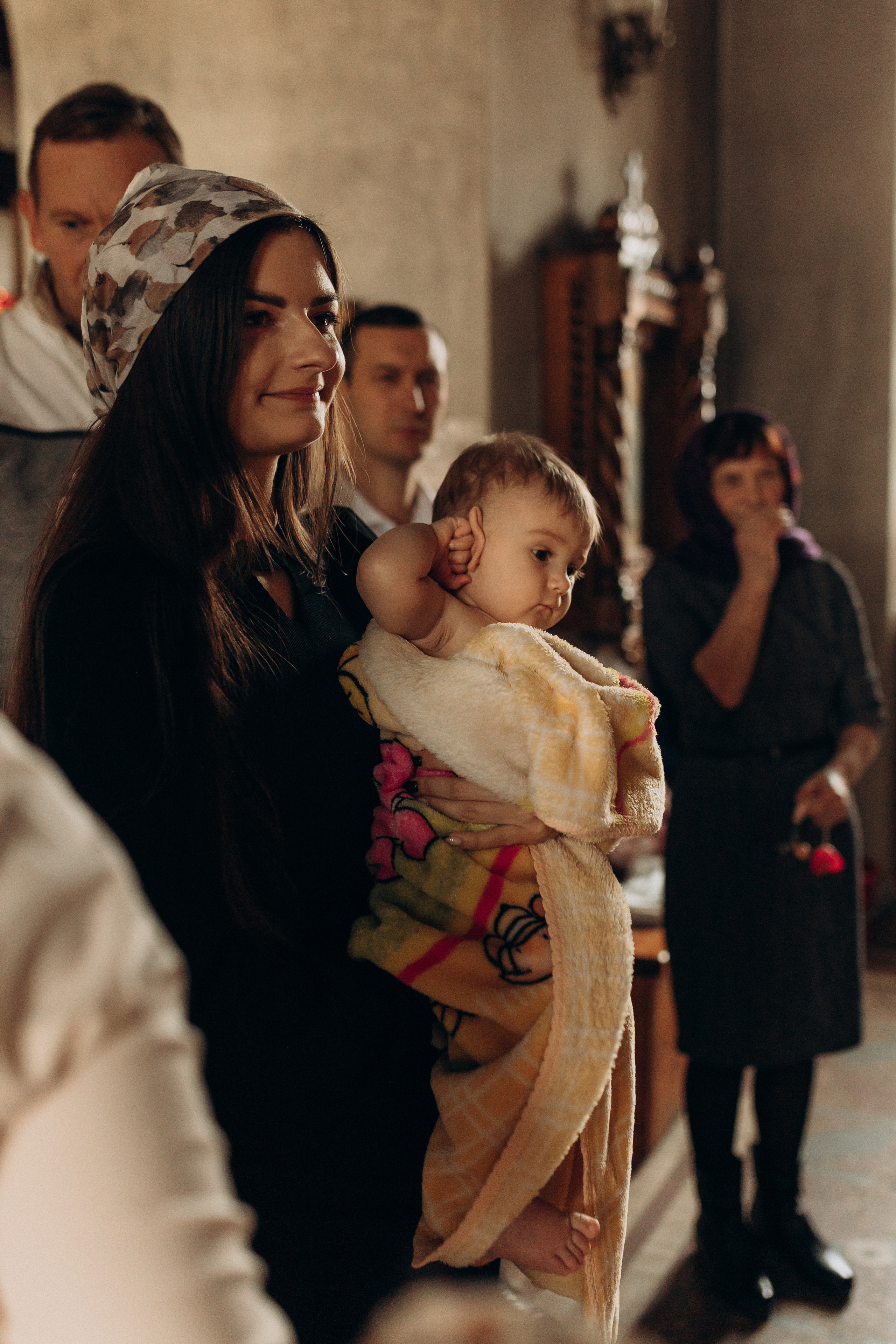 Крещение Софьи.Русиново. Семейный фотограф в Обнинске