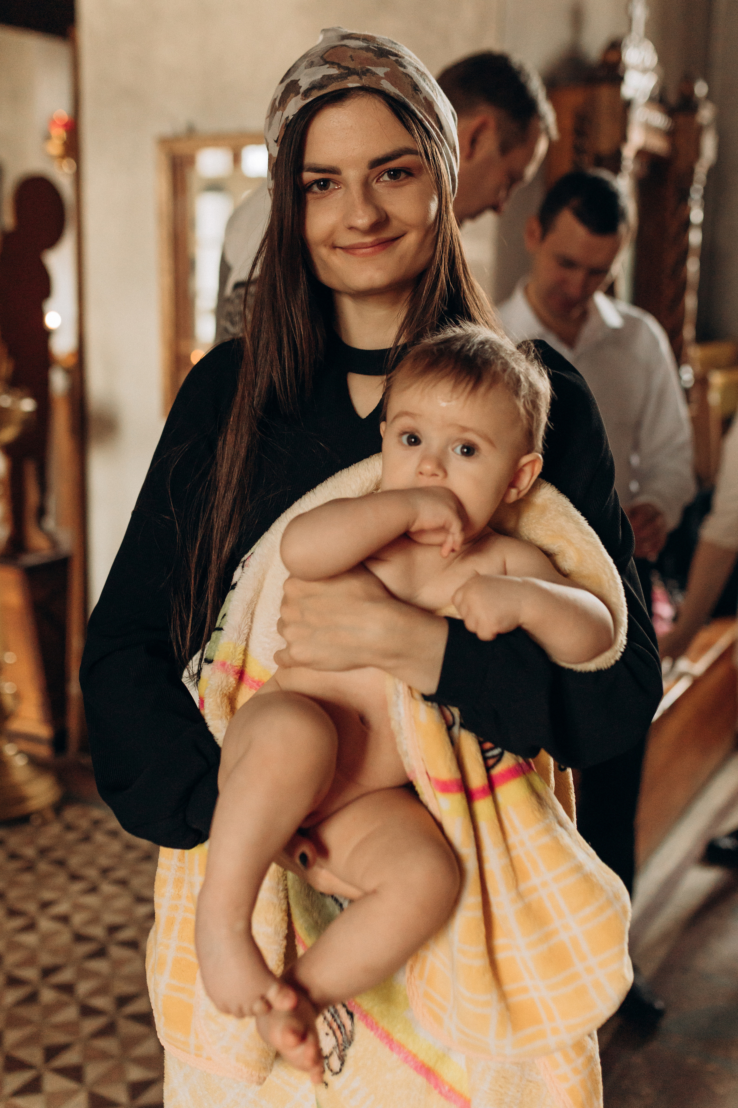 Крещение Софьи.Русиново. Семейный фотограф в Обнинске