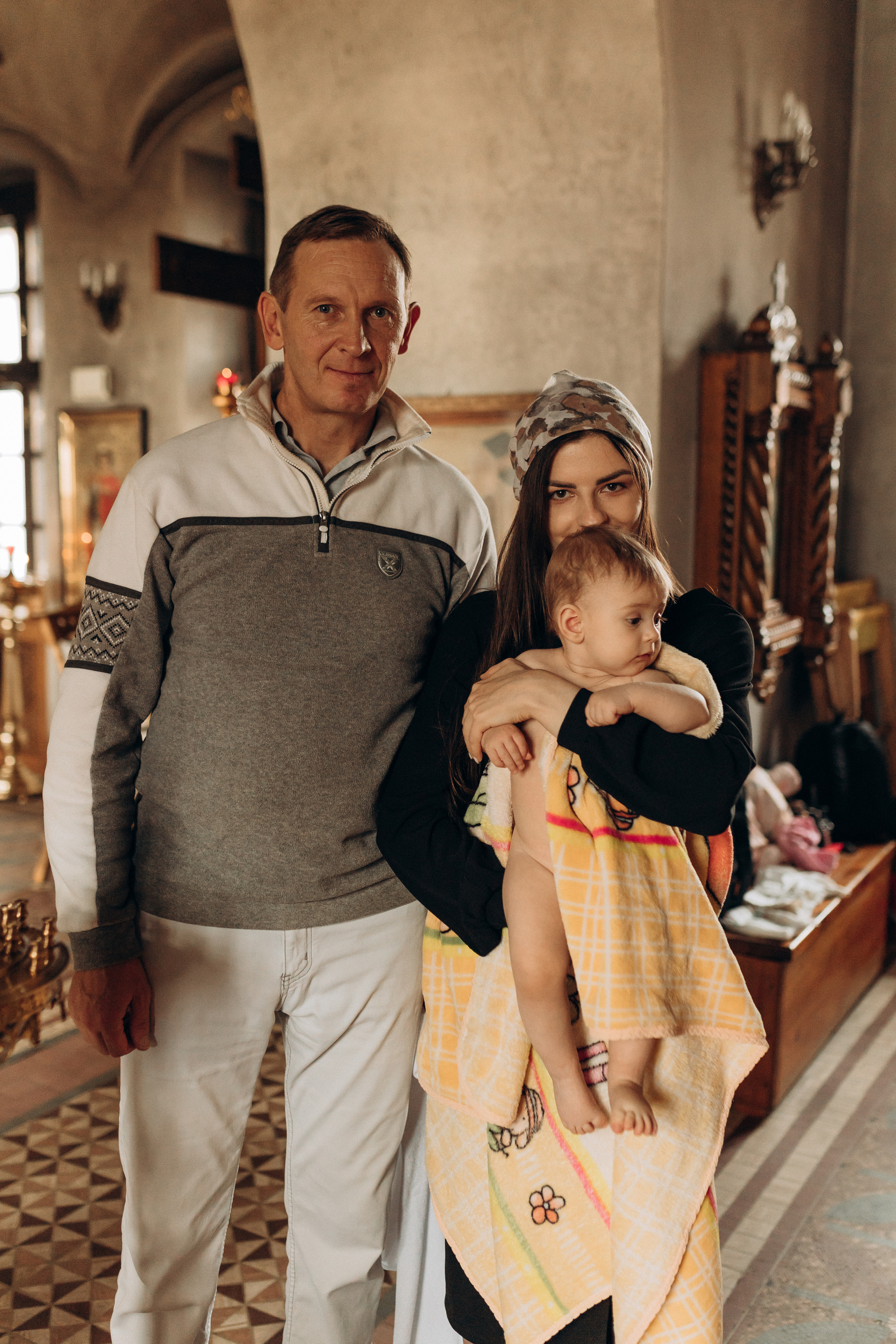 Крещение Софьи.Русиново. Семейный фотограф в Обнинске