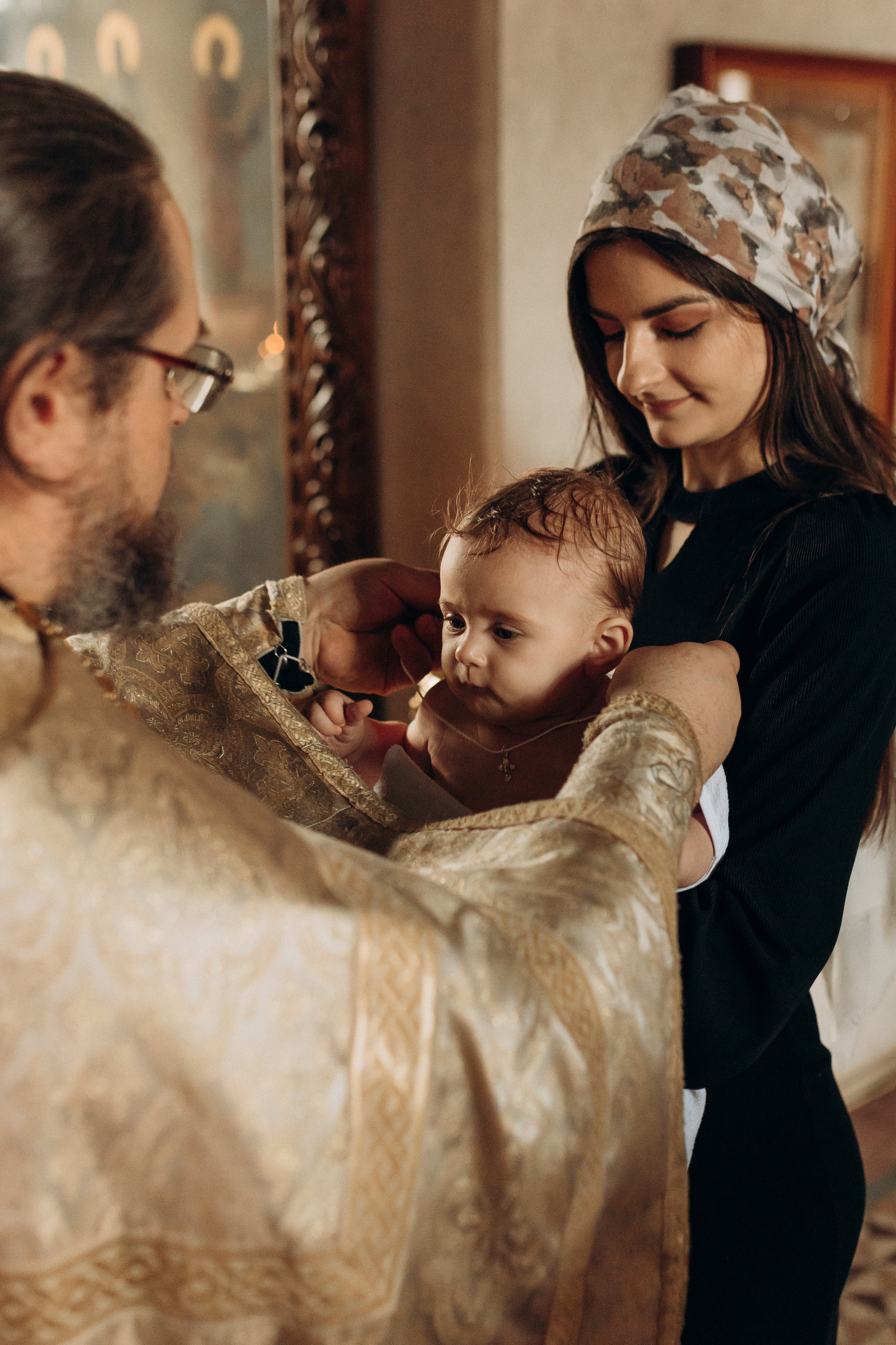 Крещение Софьи.Русиново. Семейный фотограф в Обнинске