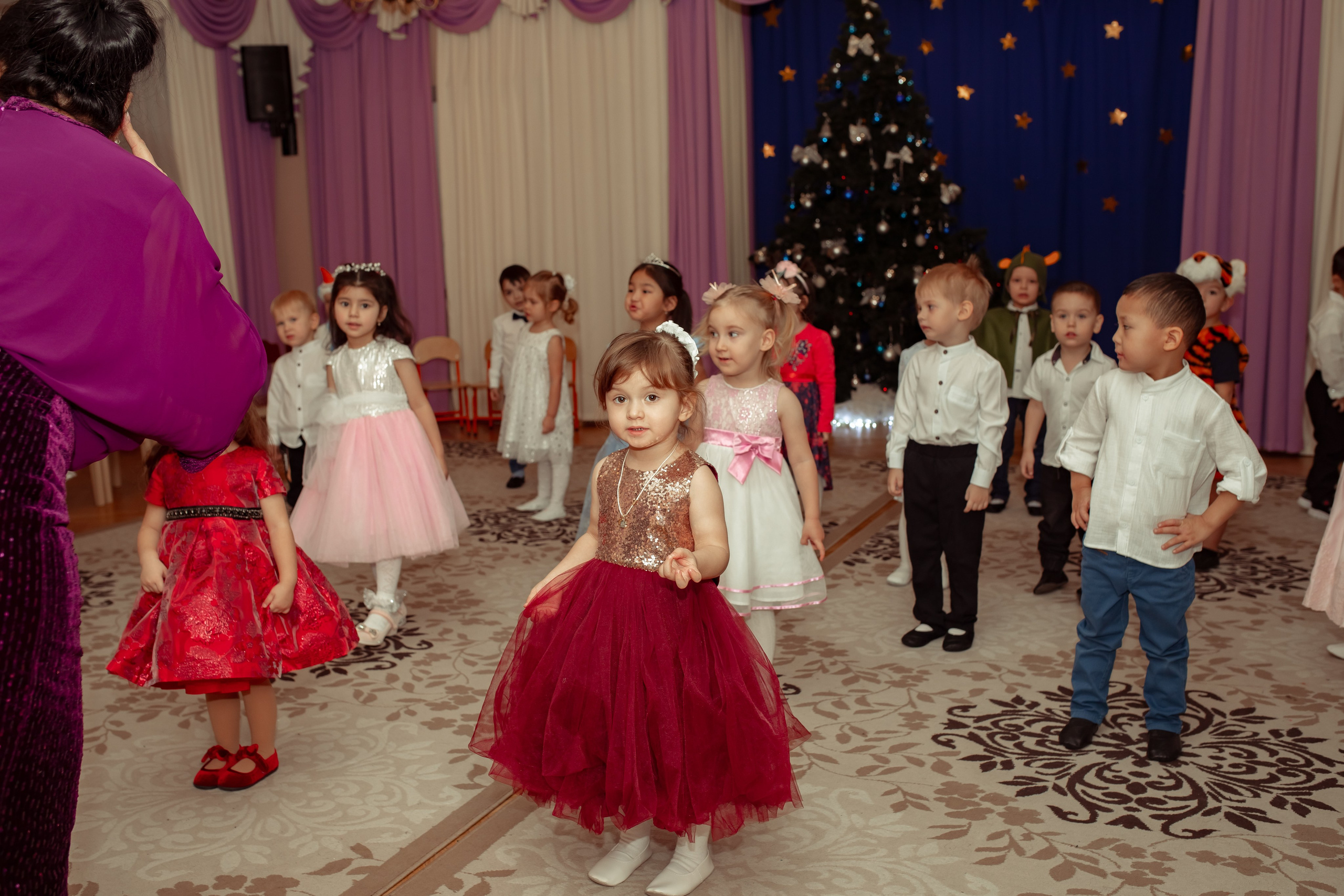 Новогодний утренник в детском саду. Семейный и детский фотограф в Москве Дорогова Екатерина
