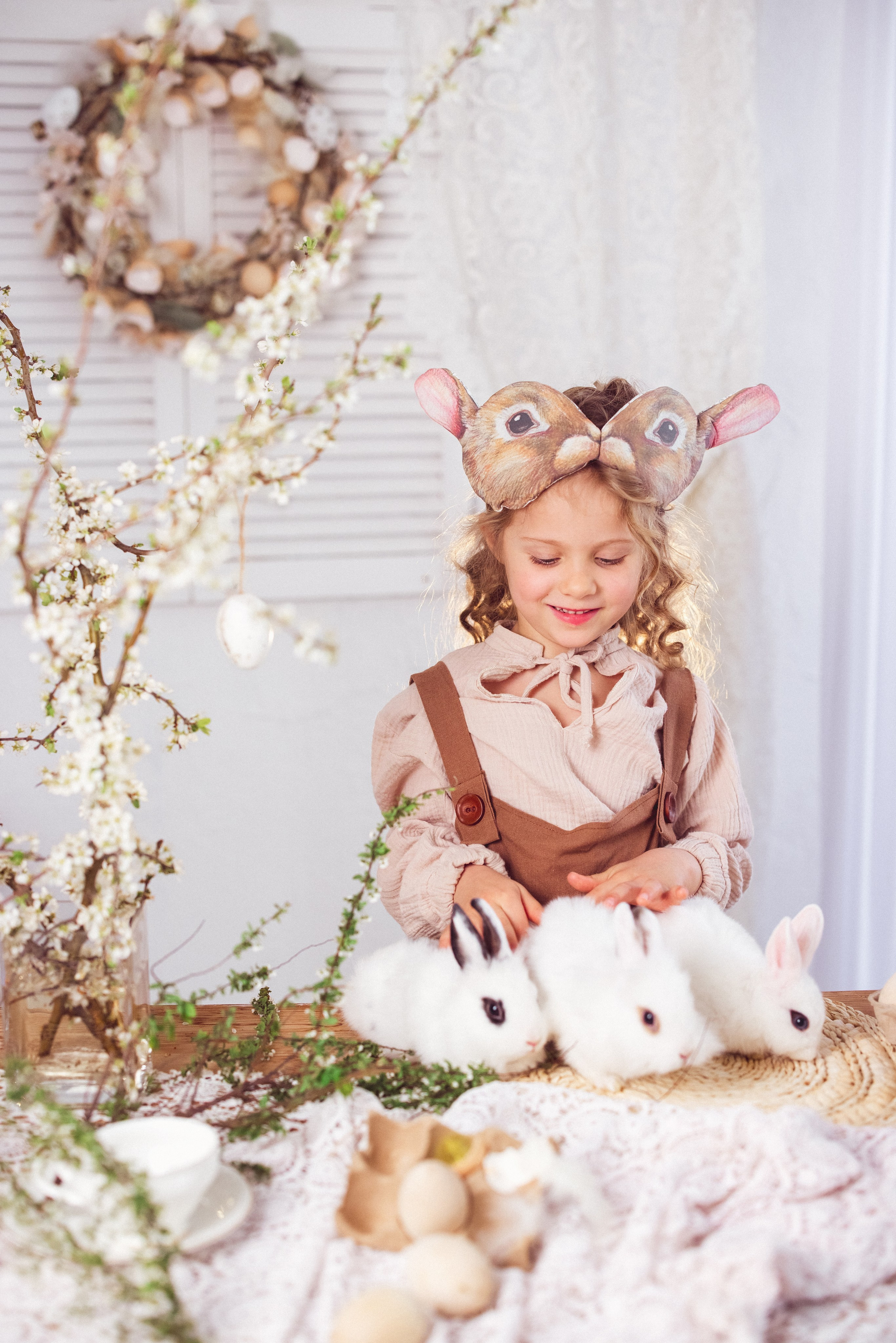 Детская фотосессия с утятами и кроликом. Семейный и детский фотограф в Краснодаре Анна Трашкова