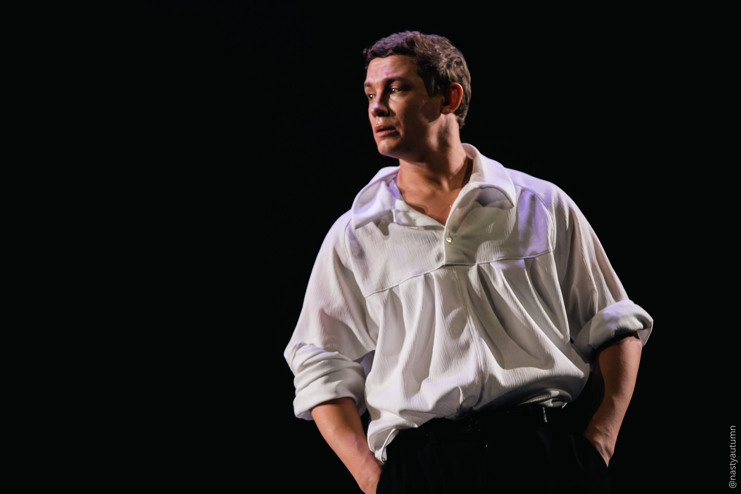 Генеральный прогон «Маяковский. Я сам.». Репортажный и концертный фотограф в Москве Анастасия Осень