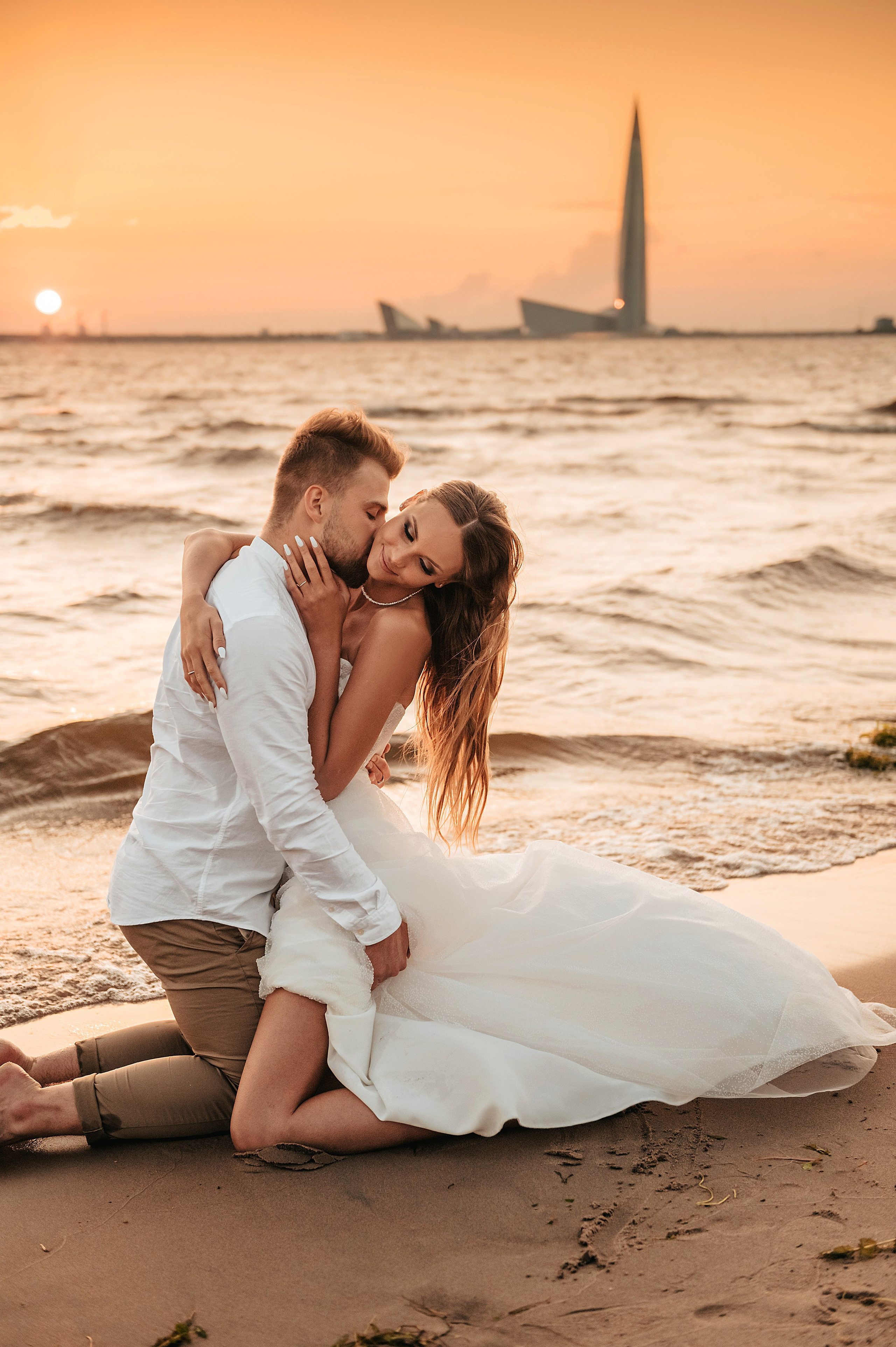 Свадебная съемка на финском заливе. Фотограф Москва и Видеограф Москва