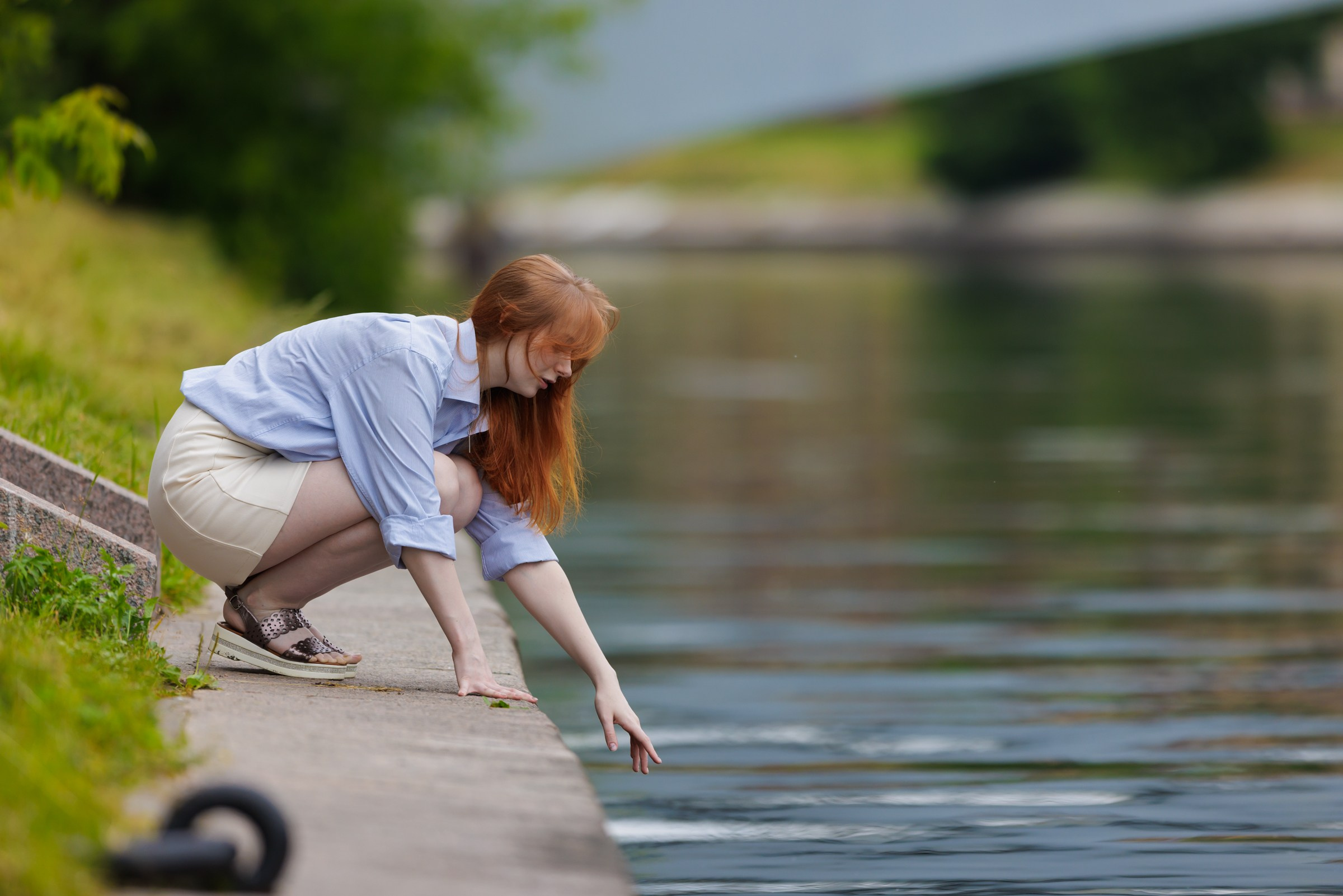 Маша Исаева. Петровский парк. Портретный фотограф в Санкт-Петербурге Александр Быстрицкий