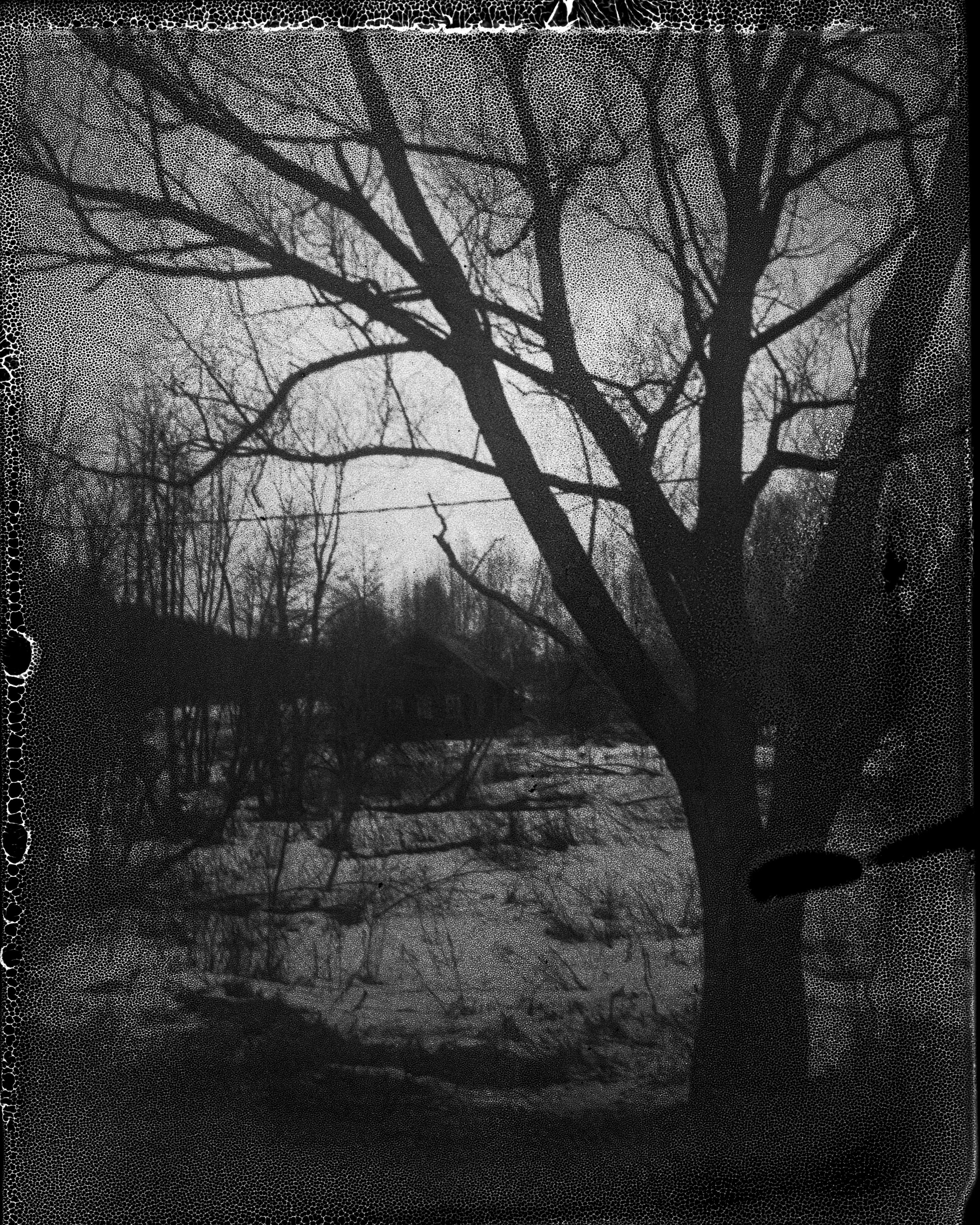 Glass plates. Darkroom aesthetics